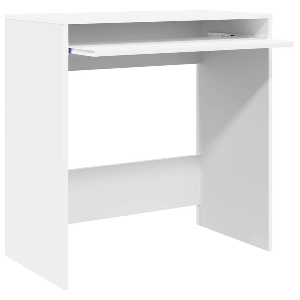 vidaXL Schreibtisch Schreibtisch Weiß Holzwerkstoff 77,5 x 43 x 79 cm (1-St) – Bild 5 von 5