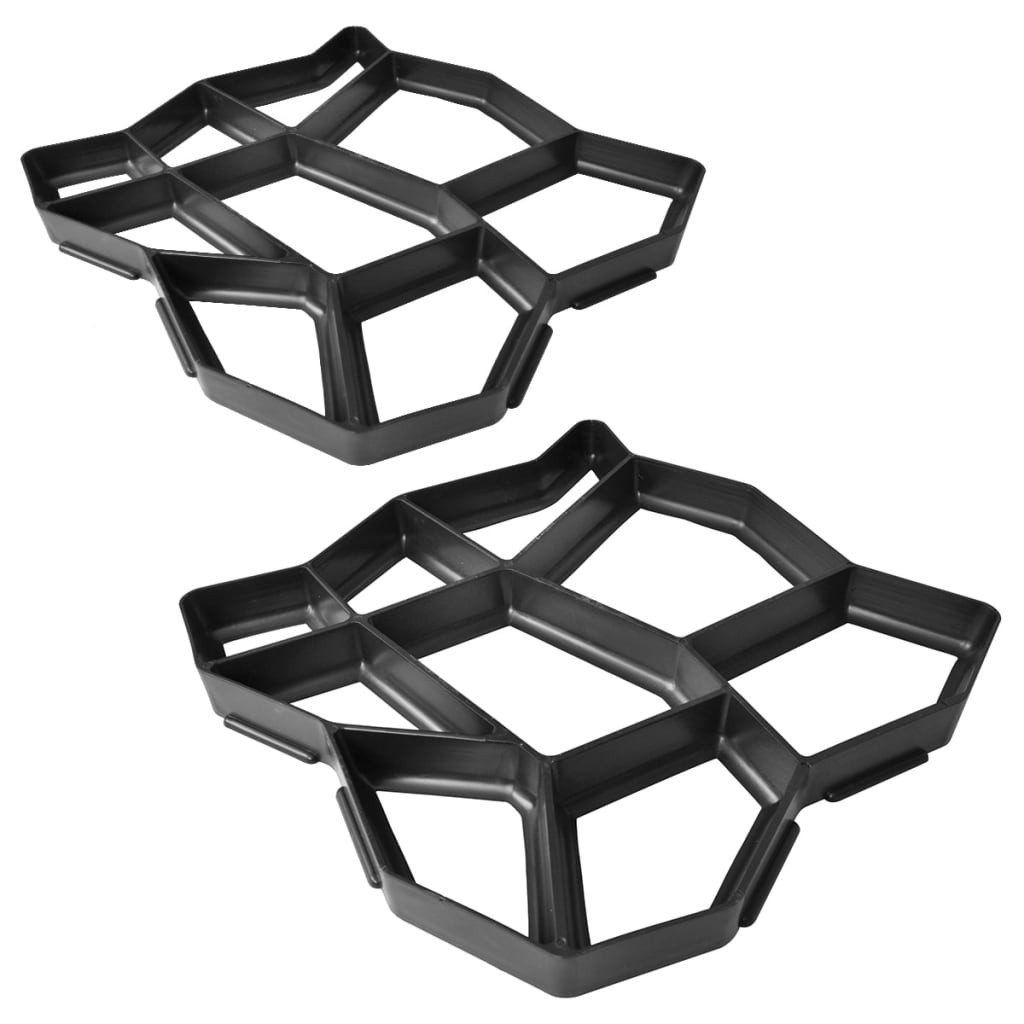 vidaXL Magnet-Werkzeugleiste Pflasterform für den Garten 42 x 42 x 4 cm 2er-Set, 1-tlg.