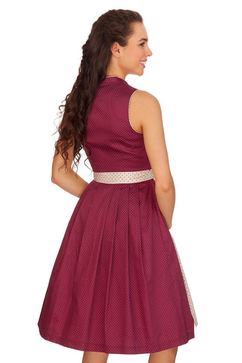 MarJo Dirndl Retro Dirndl 2tlg. - HELENE - brombeer