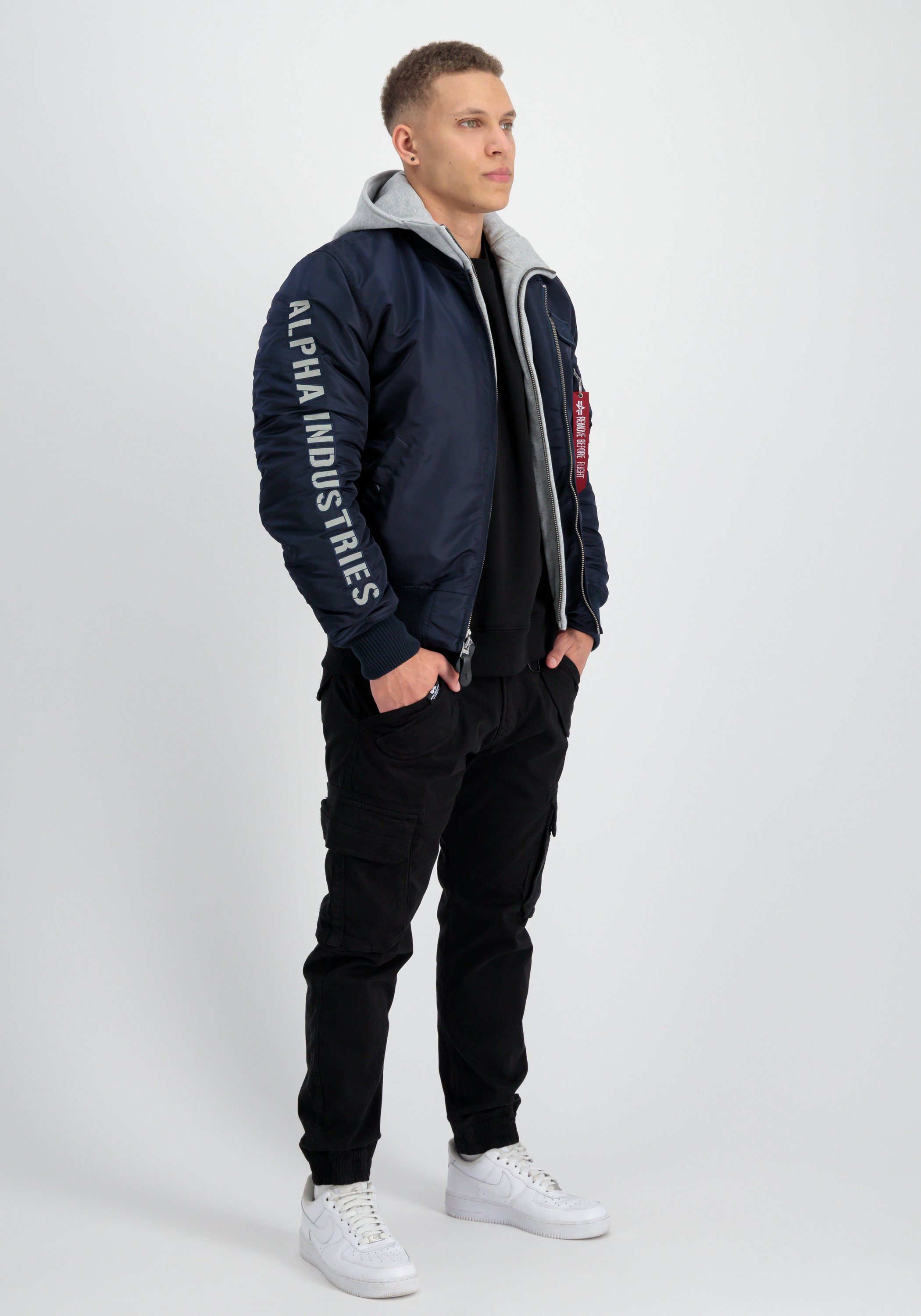 Alpha Industries Bomberjacke MA-1 D-Tec Sleeve Embroidery