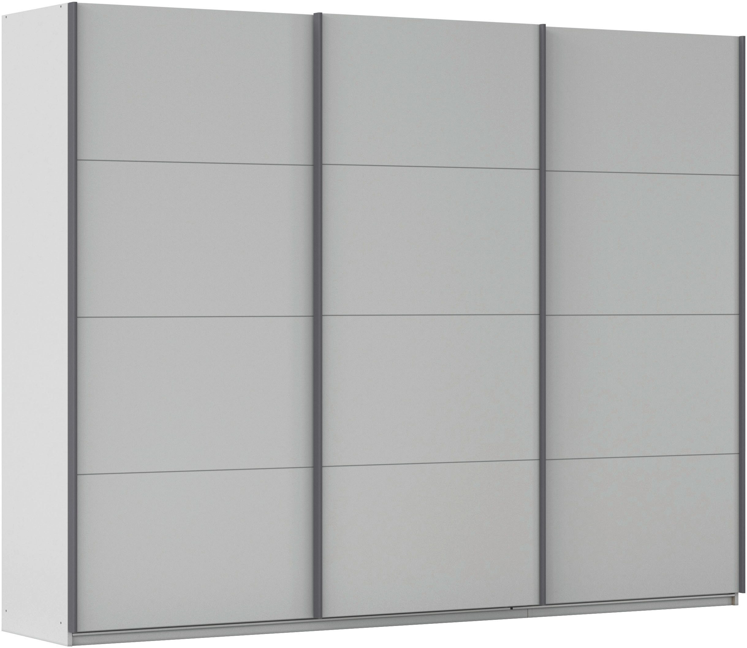 OTTO home Schwebetürenschrank Kleiderschrank Schrank Garderobe AGORDO mit Dekor- oder Hochglanzfront (Breiten 203/271/315/360 cm in drei Griff-Farben - NEU: Farbe SCHWARZ) durchdachte Innenausstattung, in 4 Breiten und 2 Höhen MADE IN GERMANY