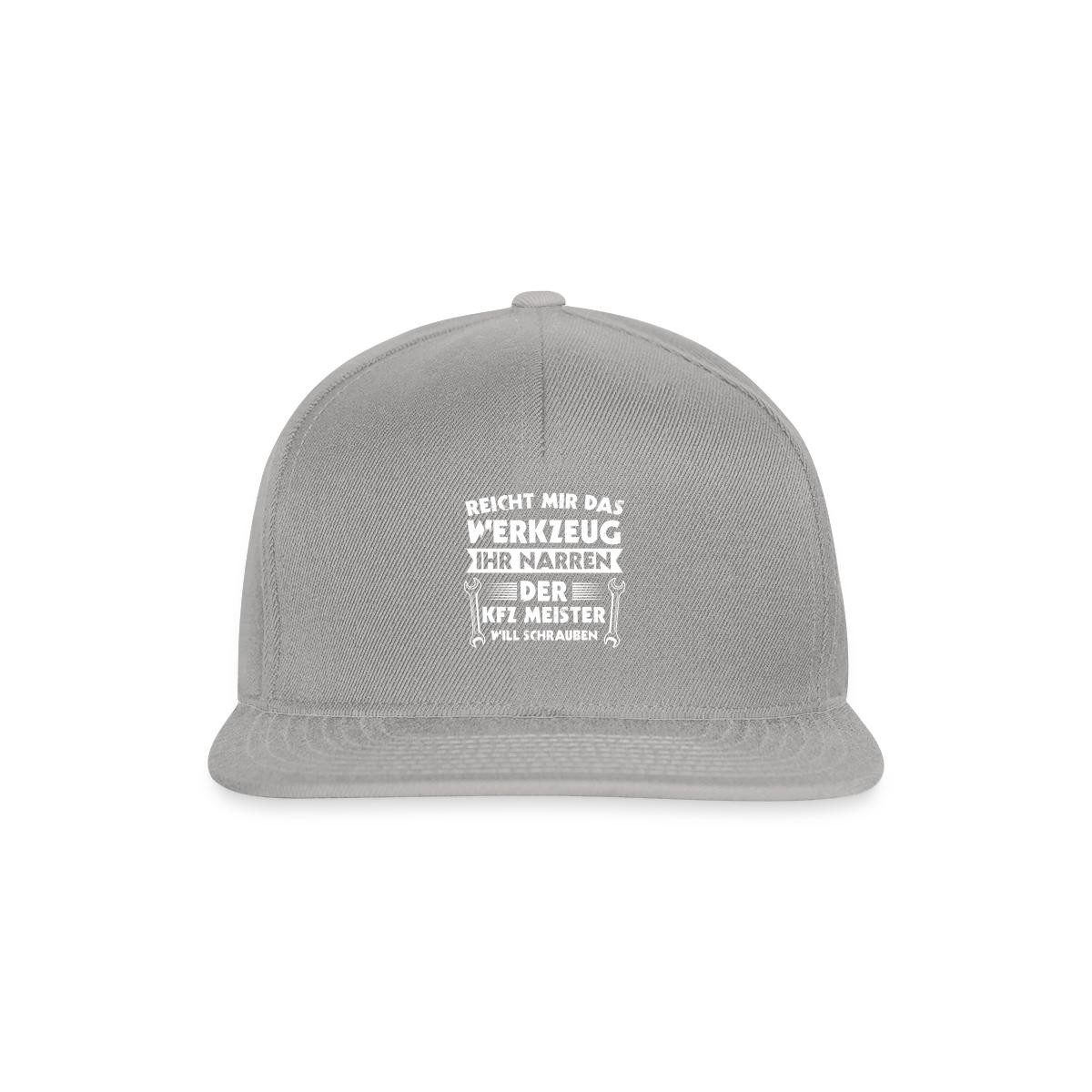 Spreadshirt Snapback Cap KFZ Meister Will Schrauben Snapback Cap (1-St)