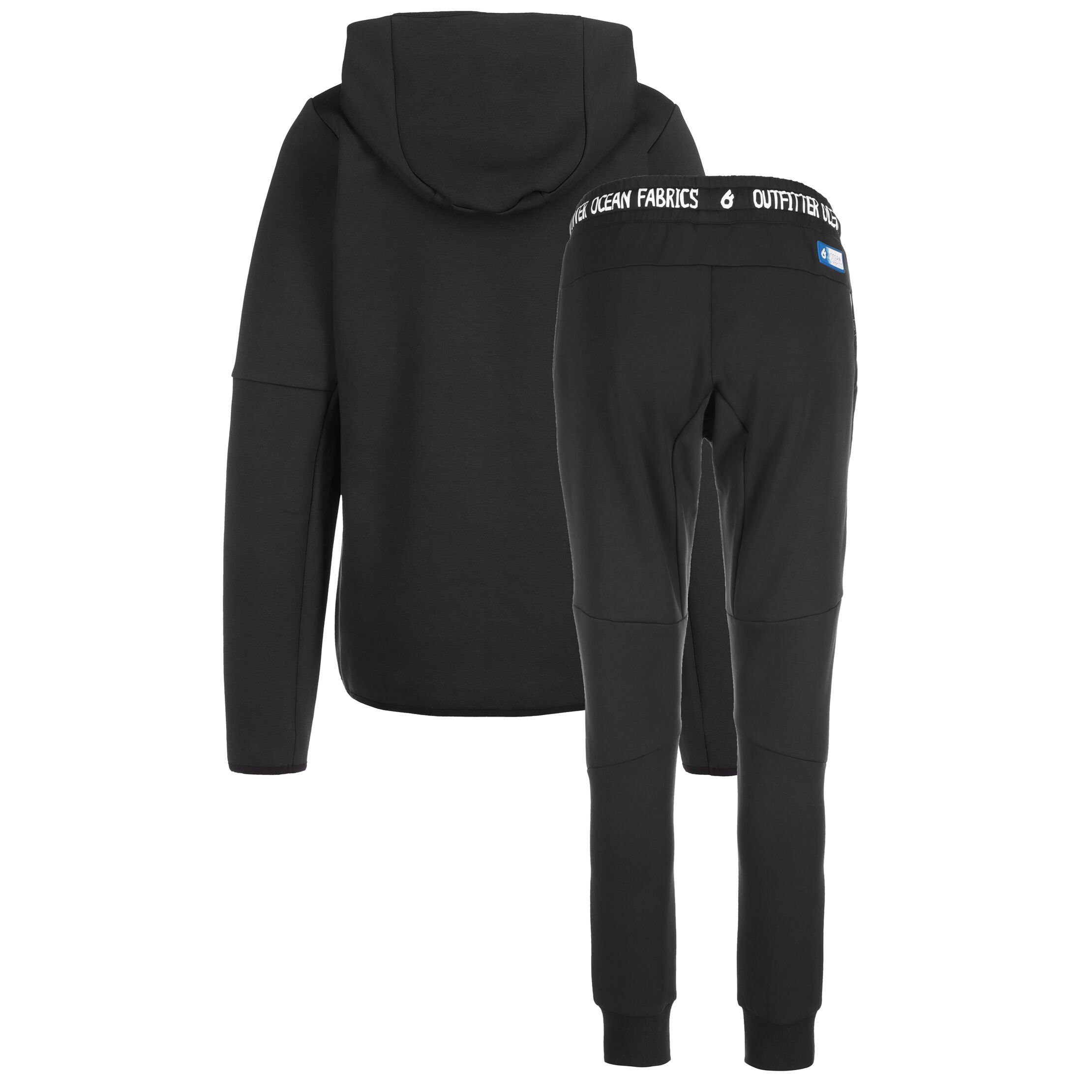 Jogginganzug Damen Trainingsanzug schwarz Fabrics Ocean Outfitter