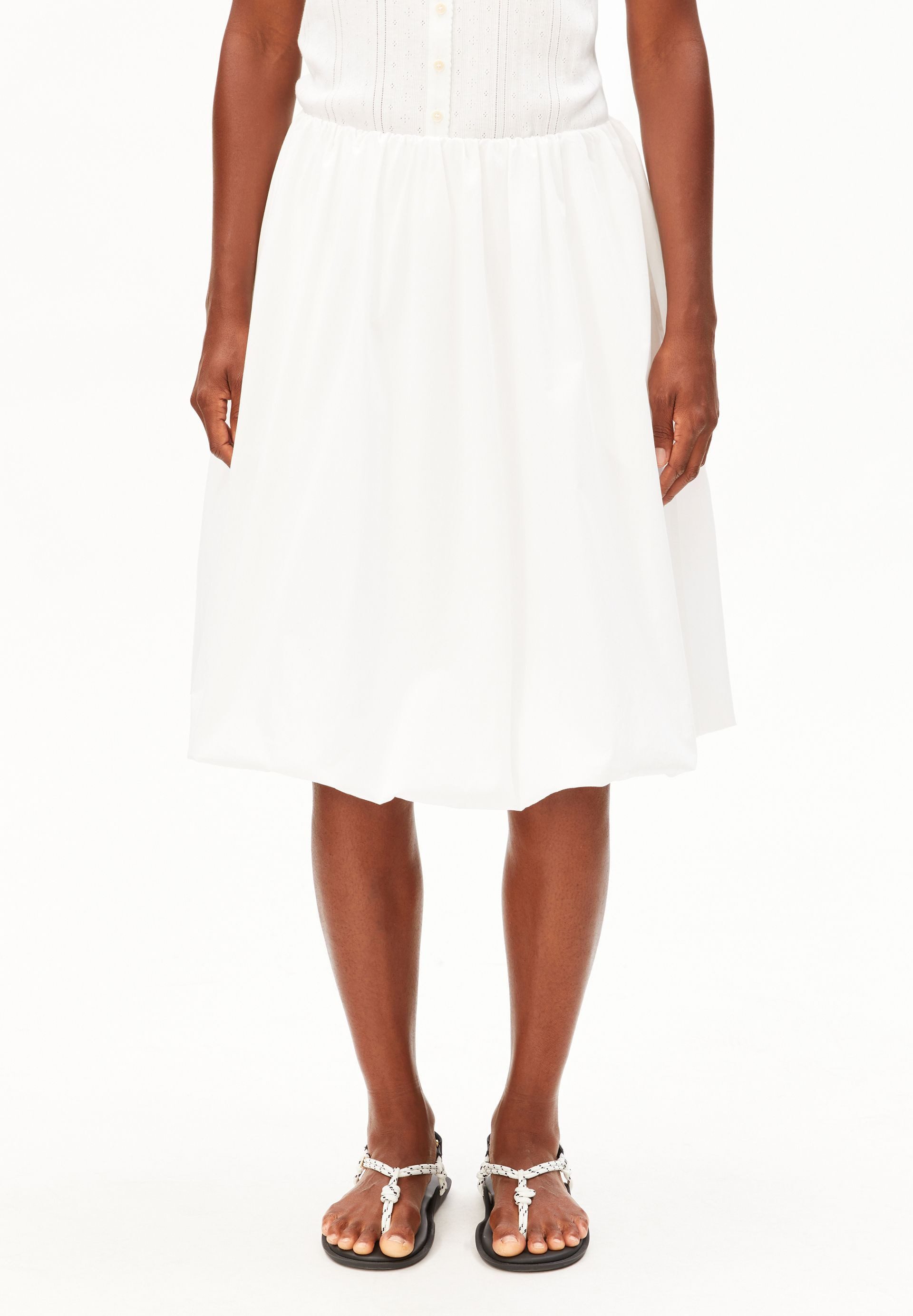 Armedangels Jerseyrock BALLOON 100% Bio-Baumwolle (Loose Fit) Knielang