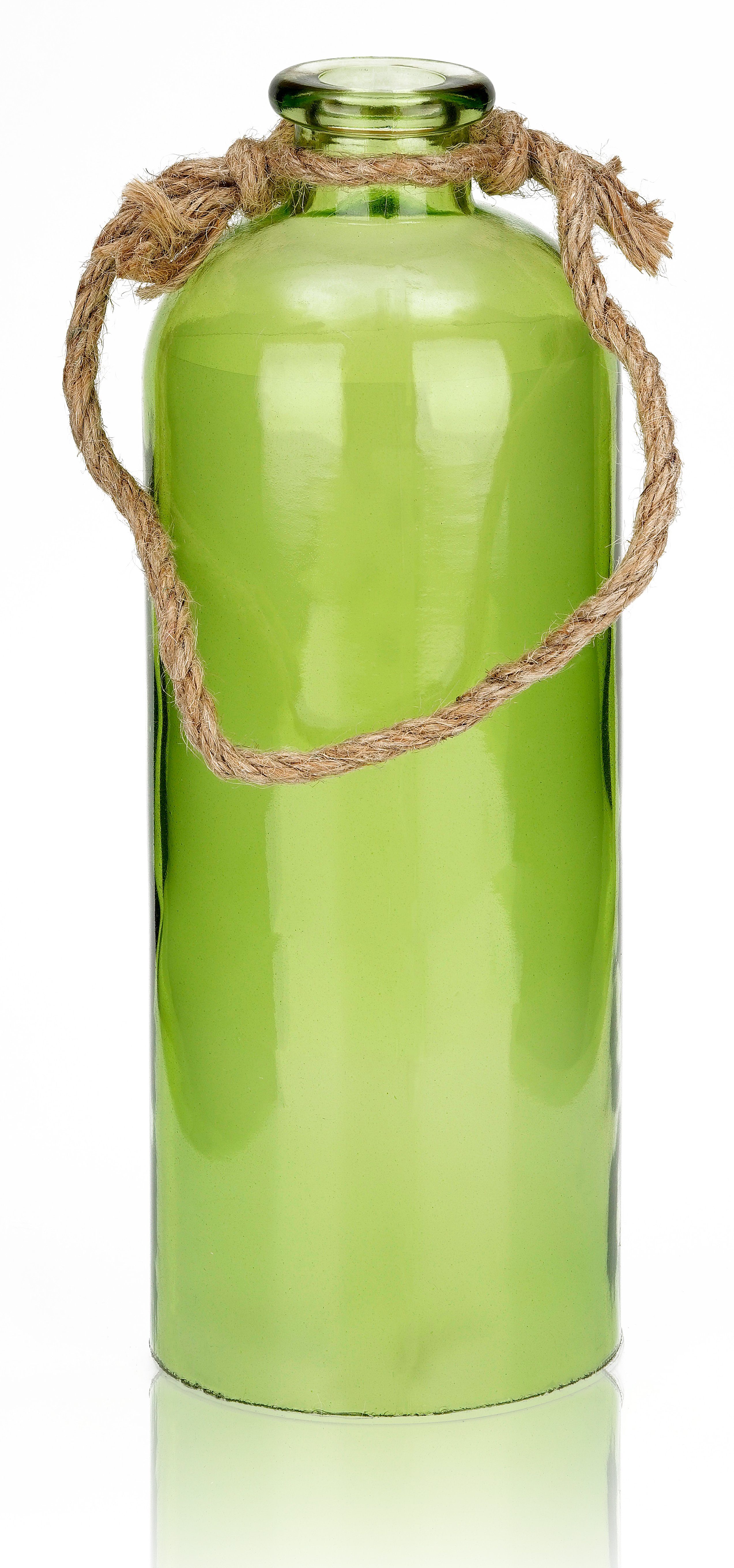 BRUBAKER LED Dekolicht Lichterflasche mit 10 LED Sternen, LED Lichterkette, Warmweiß, Dekoleuchte, Party Licht Deko, Höhe 31,5 cm