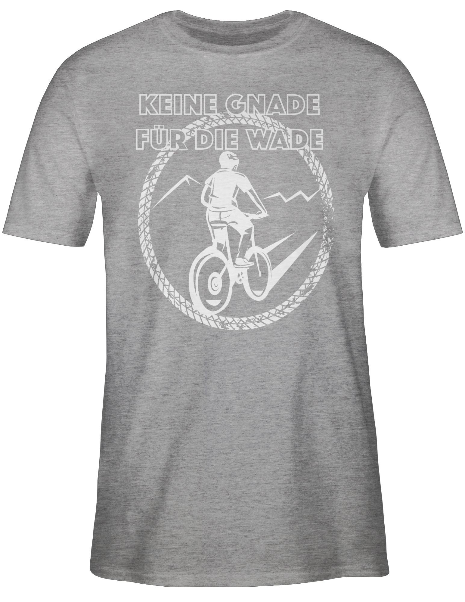 meliert Grau für Radsport 3 Wade T-Shirt Keine die Shirtracer Bekleidung Fahrrad Gnade