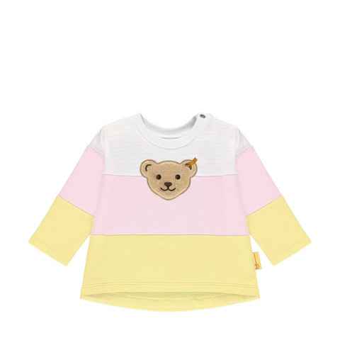 Steiff Sweatshirt Sweatshirt mit Streifen und Applikation