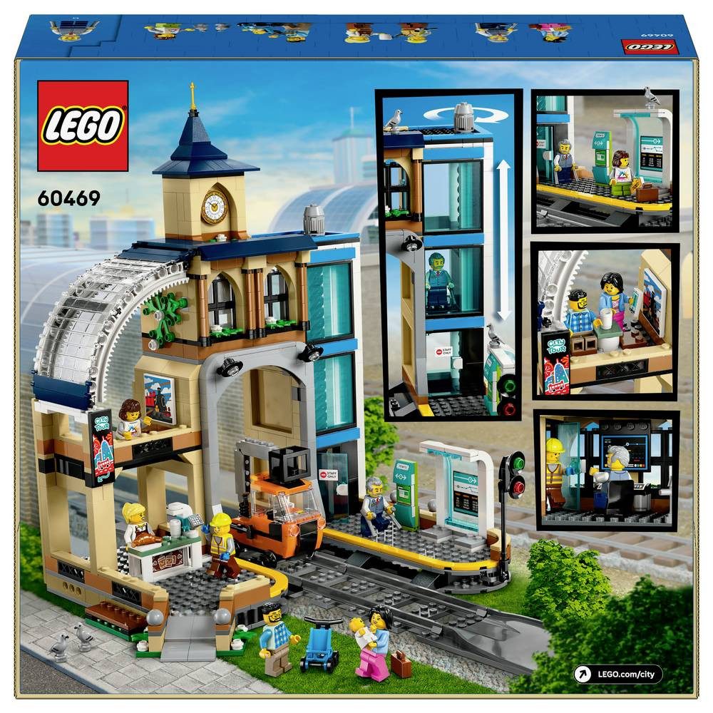 LEGO® 60469 LEGO® CITY Hauptbahnhof Konstruktionsspielsteine