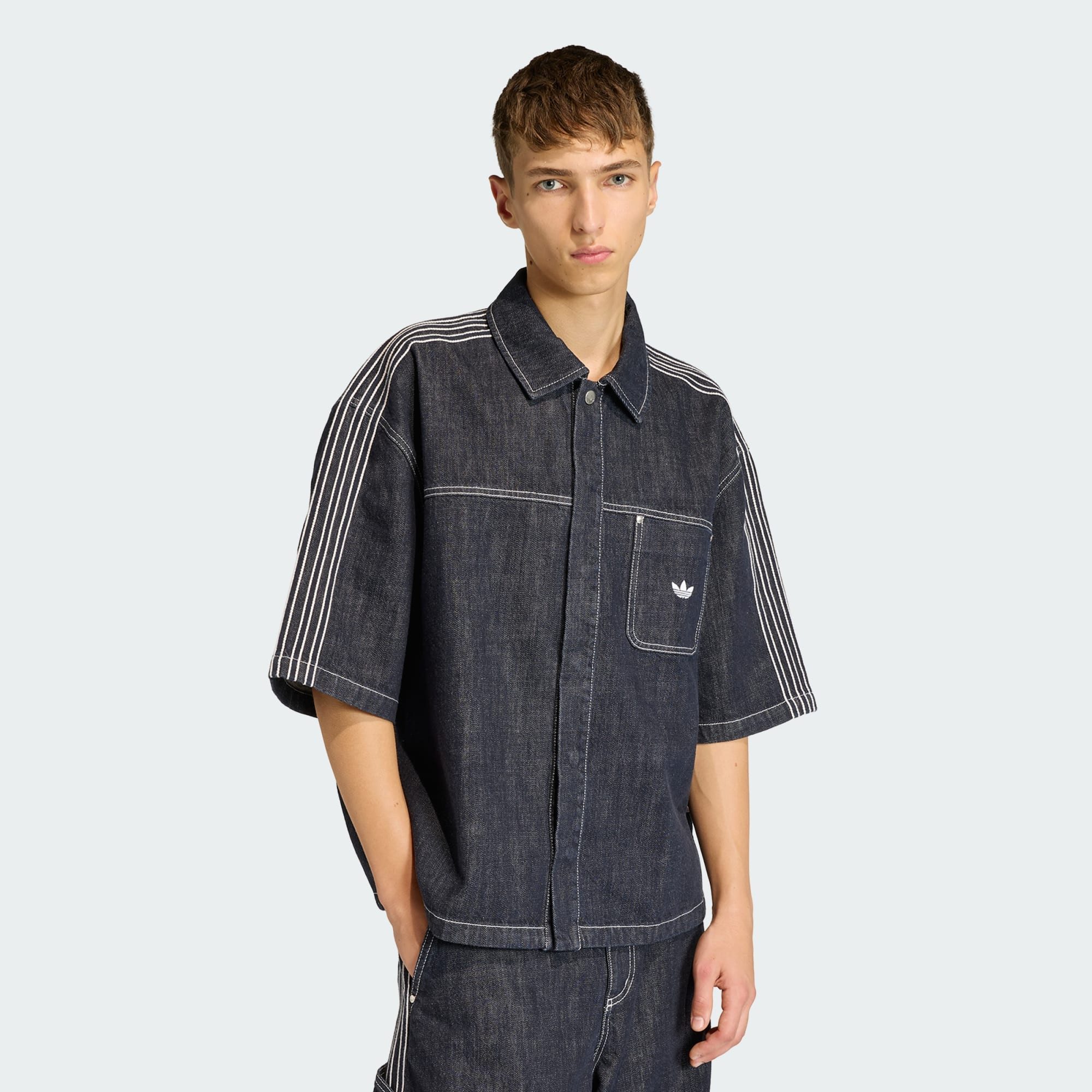adidas Originals Jeanshemd ORIGINALS DENIM SHORT SLEEVE WORK HEMD (1-tlg) günstig online kaufen