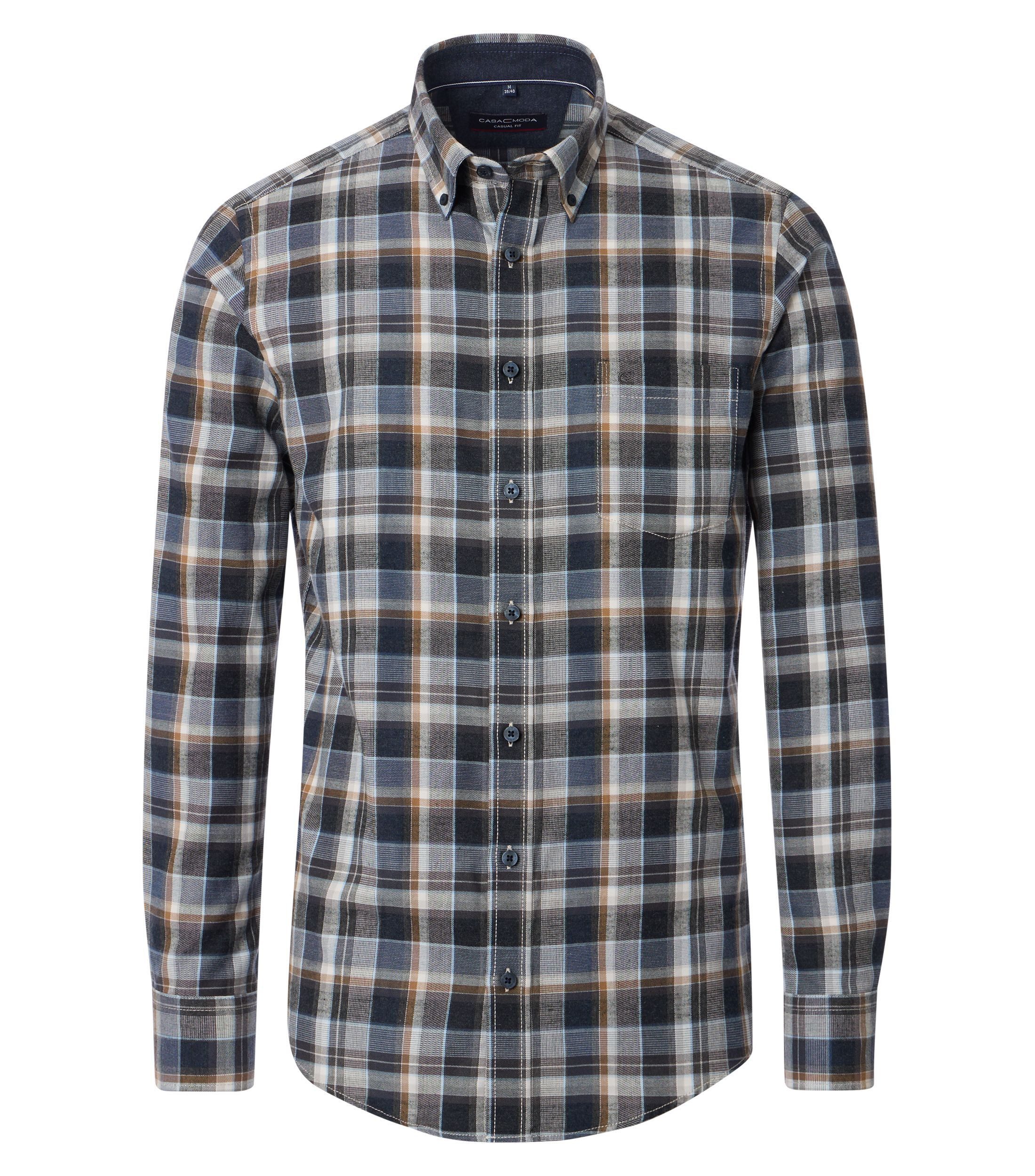 CASAMODA Flanellhemd CASAMODA Flanellhemd kariert günstig online kaufen