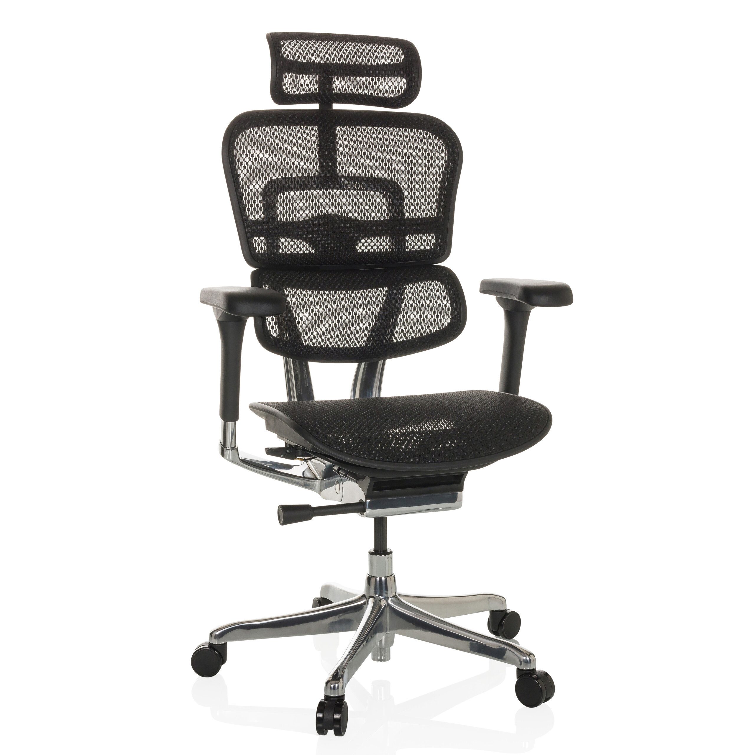 hjh OFFICE Drehstuhl Luxus Chefsessel Ergohuman Gen2 Netzstoff (1 St), Profi Bürostuhl Schreibtischstuhl ergonomisch
