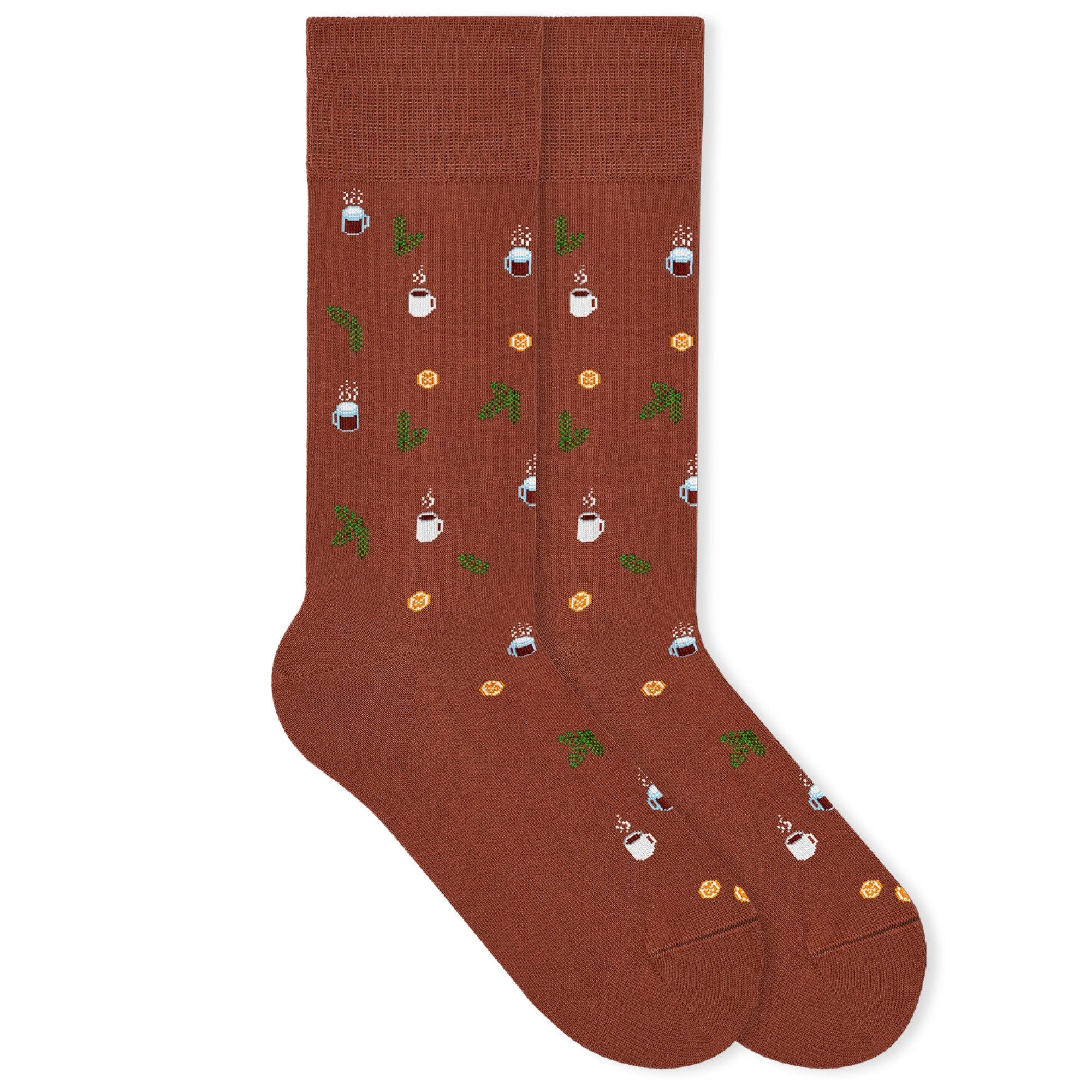 von Jungfeld Носки Festive Icons Baumwoll-Mischung 35-46 Unisex (1-Paar, 1 Paar) Motivsocken aus Bio-Baumwolle