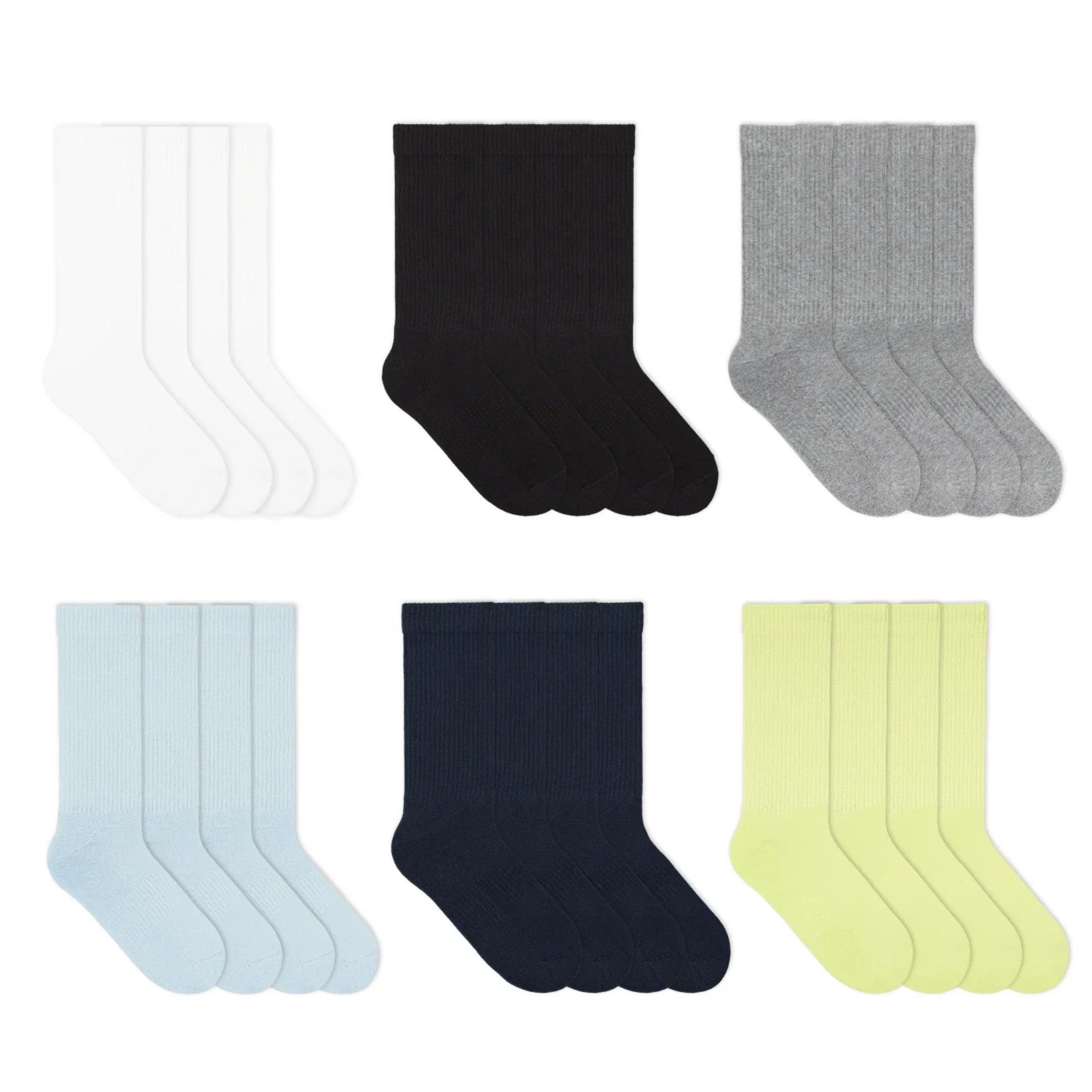 Tennissocken einfarbiges Bundle Bio-Baumwolle 35-46 Unisex