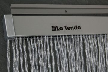 La Tenda Insektenschutz-Vorhang La Tenda MERANO 2 Streifenvorhang weiß, 90 x 210 cm, PVC - Länge und Breite individuell kürzbar