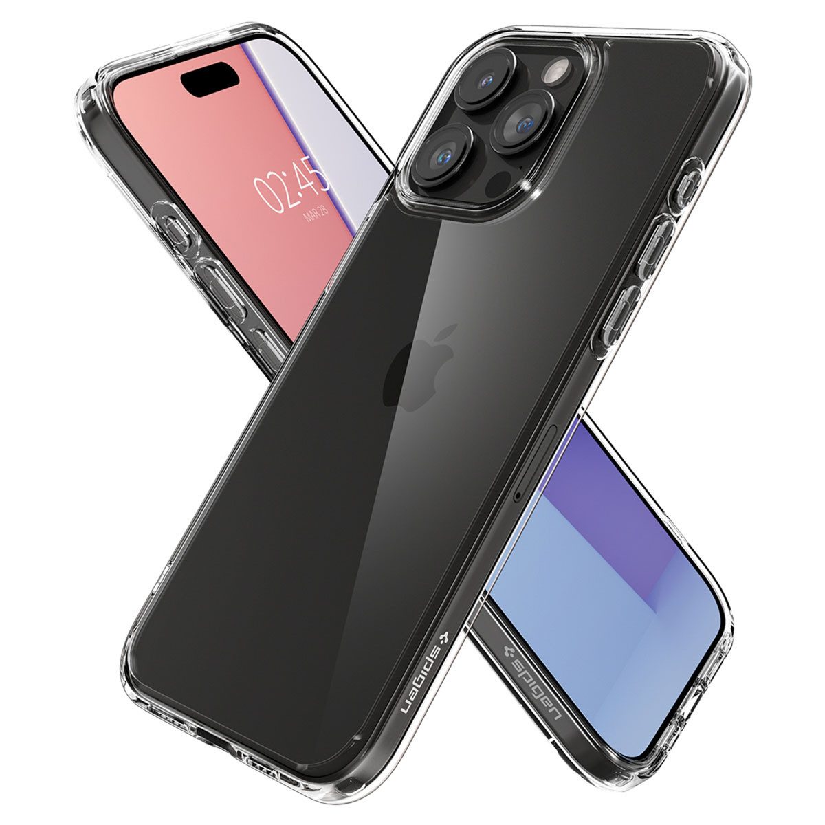 Spigen Backcover Spigen Ultra Hybrid™ Case für das Apple iPhone 15 Pro Max - Crystal Cl