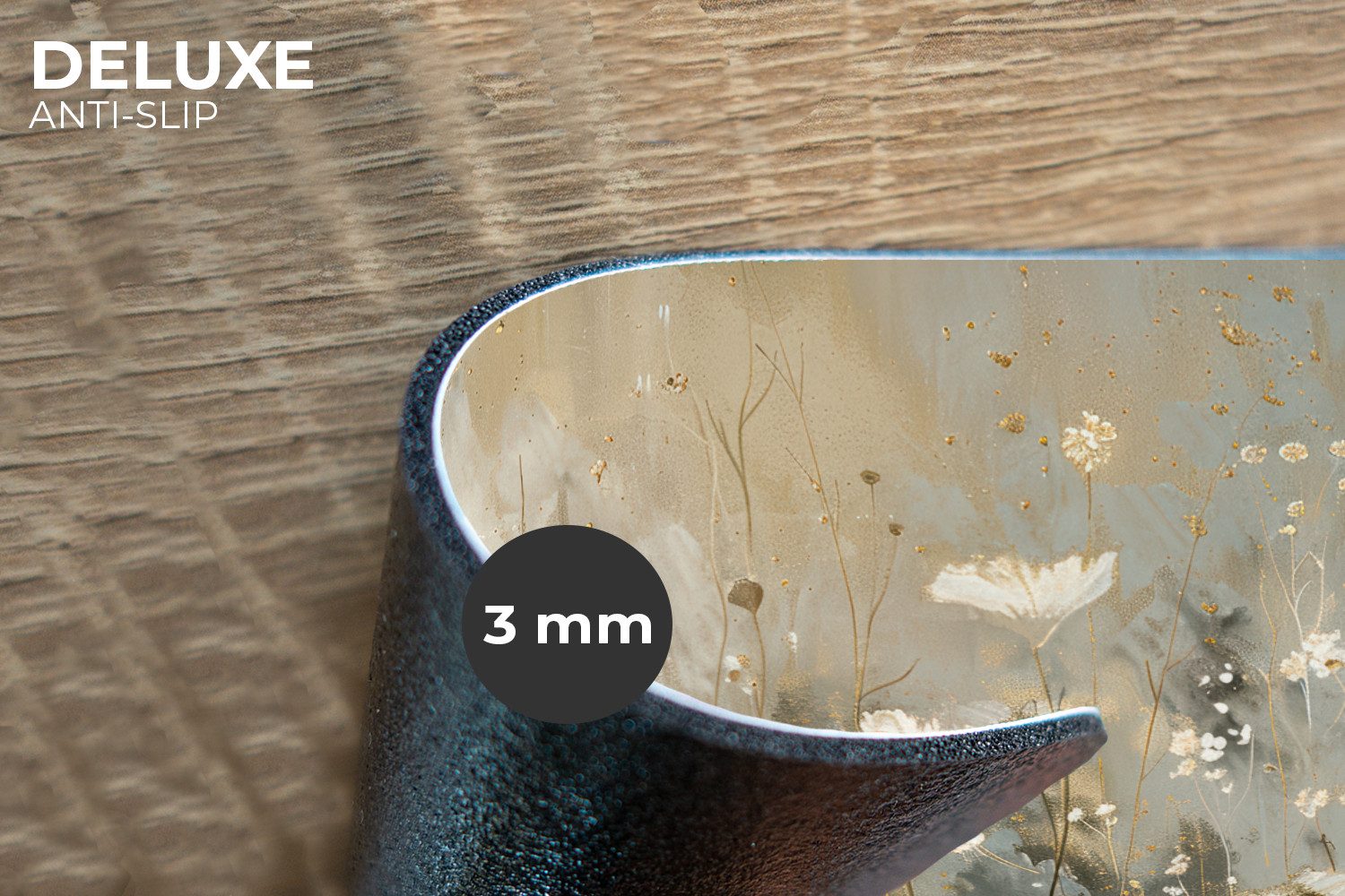 MuchoWow Platzset Blumen - Weiß - Natur - Grau - Modern, (6-St), Platzsets, günstig online kaufen