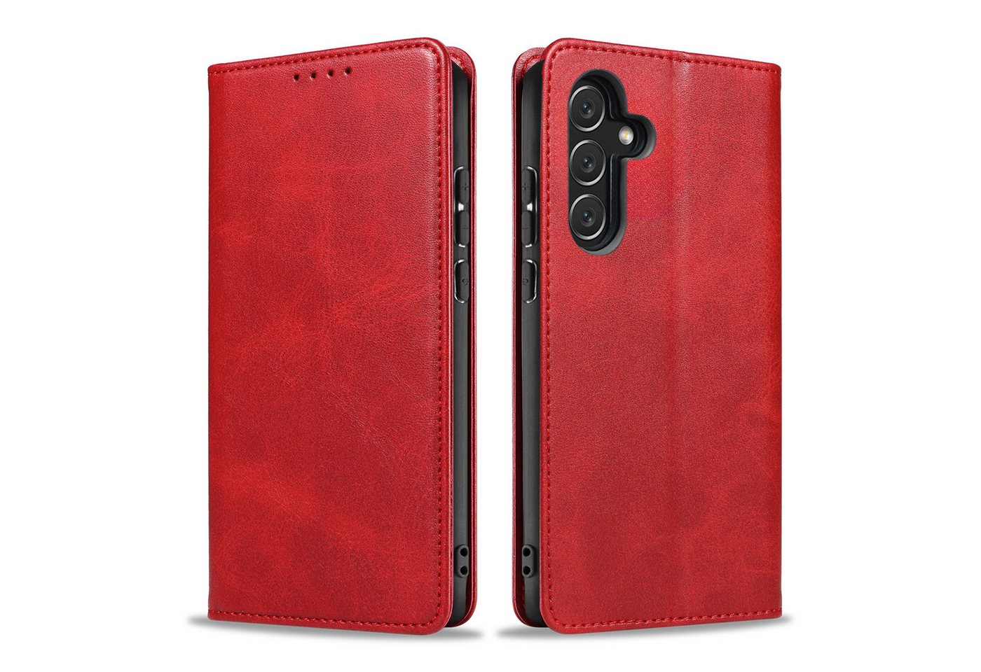 Tec-Expert Handyhülle Tasche Hülle für Samsung Galaxy A55 5G 6.6 Zoll, 6.6", Cover Klapphülle Case mit Kartenfach Fliphülle aufstellbar