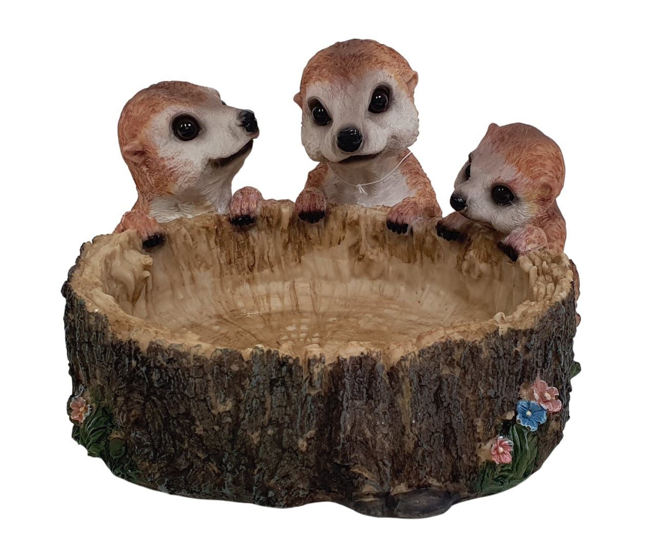 Figurendiscounter Gartenfigur Dekofigur Erdmännchen Tränke 29,5 x 30,5 cm