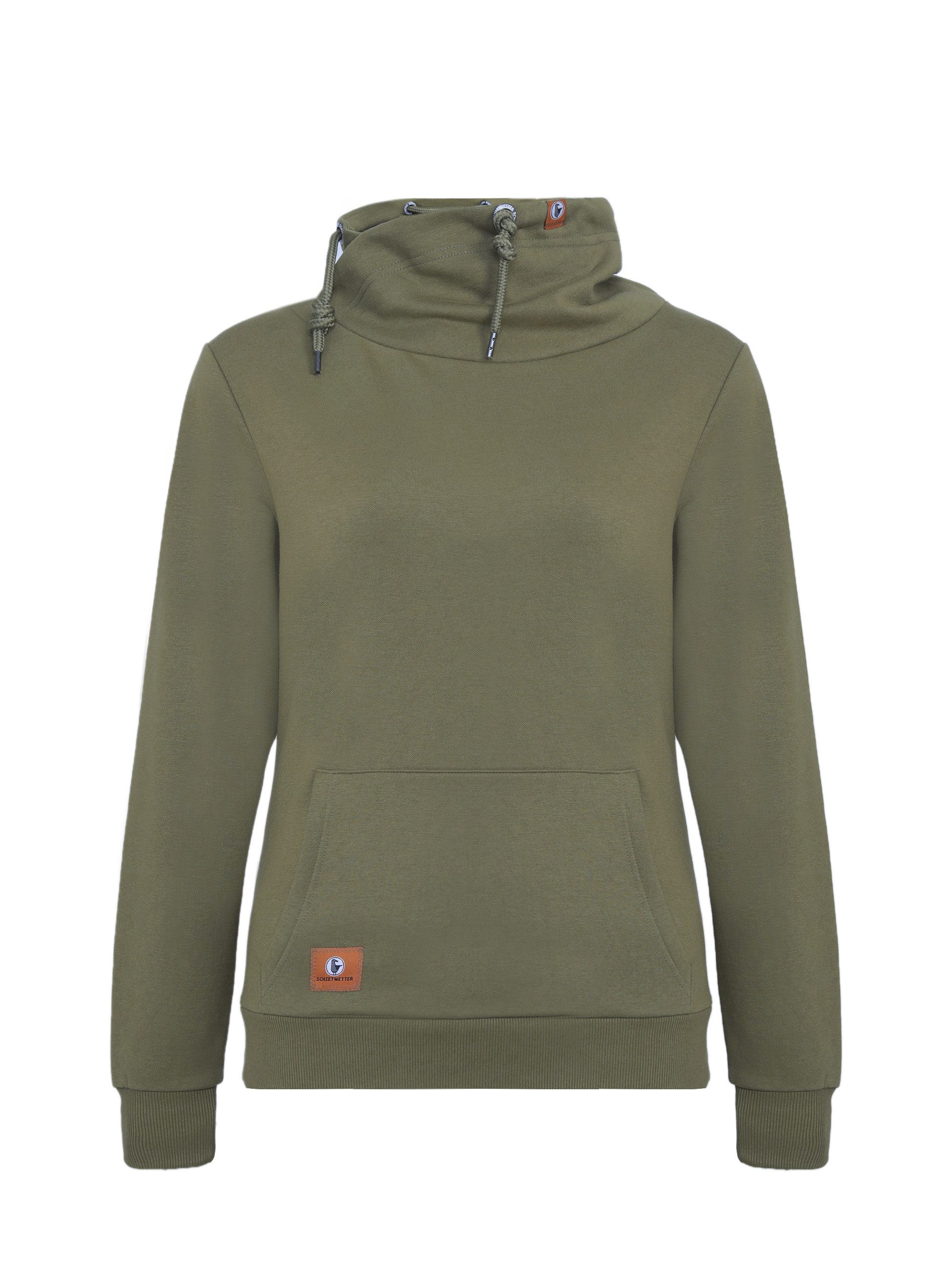 Schietwetter Rundhalspullover Damen Schalkragenpullover "Kaper Karin" günstig online kaufen