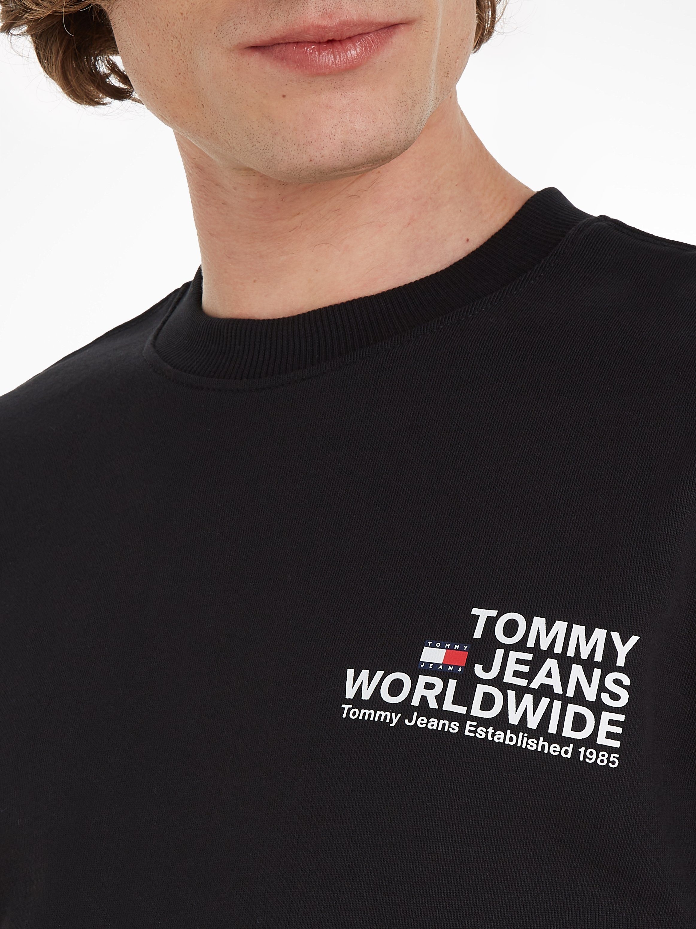 Tommy Jeans Sweatshirt TJM ENTRY Black REG GRAPHIC CREW