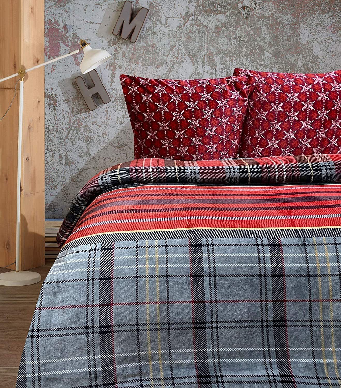 One Home Bettwäsche Winter Cashmere Touch, Fleece, 2 teilig, flauschig warm günstig online kaufen