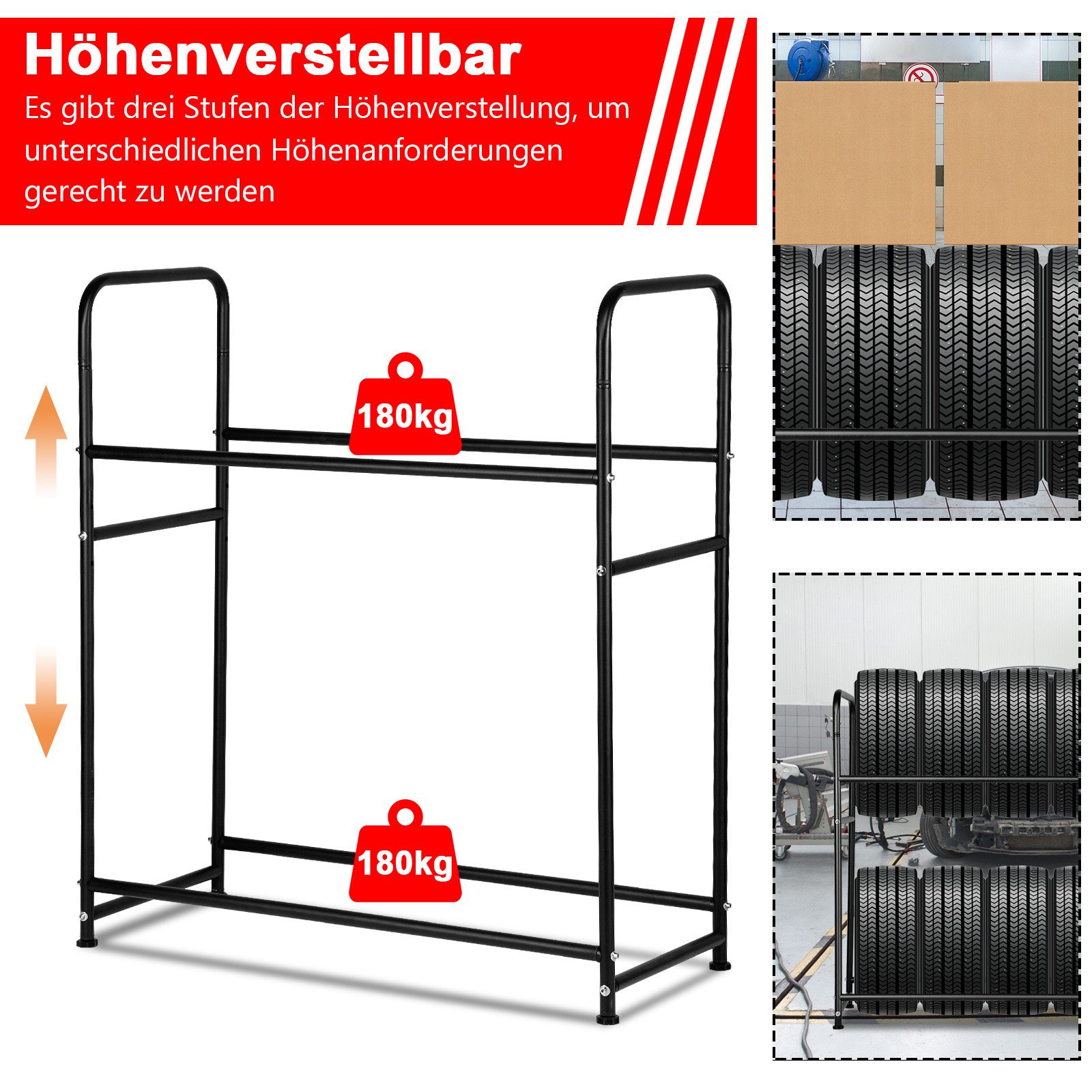 Clanmacy Steckregal Reifenregal 107 x 46 günstig online kaufen