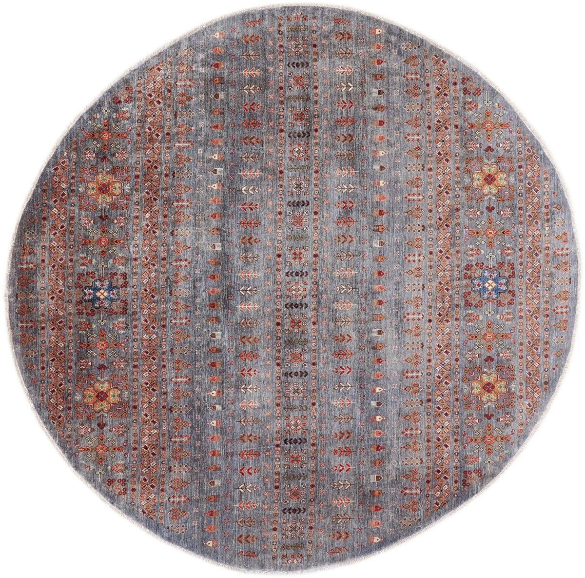Orientteppich Arijana Klassik 288x289 Handgeknüpfter Orientteppich Rund, Nain Trading, rund, Höhe: 5 mm
