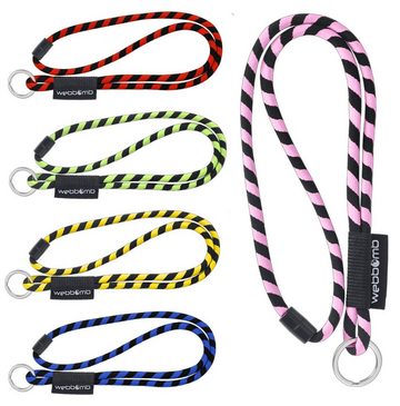 WEBBOMB Schlüsselanhänger Lanyard Tubular Schlüsselband mit Sicherheitsverschluss Schlüsselring