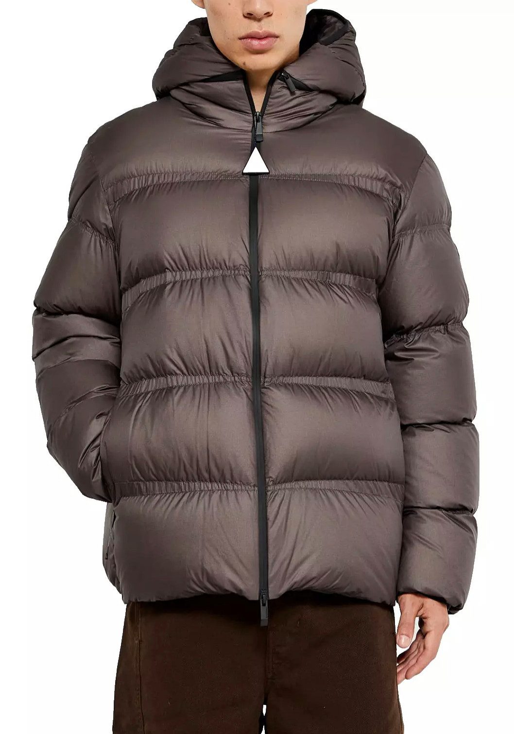 MONCLER Daunenjacke Masac Kapuzen Bomber Jacke Ripstop und Micro Soft Techn günstig online kaufen