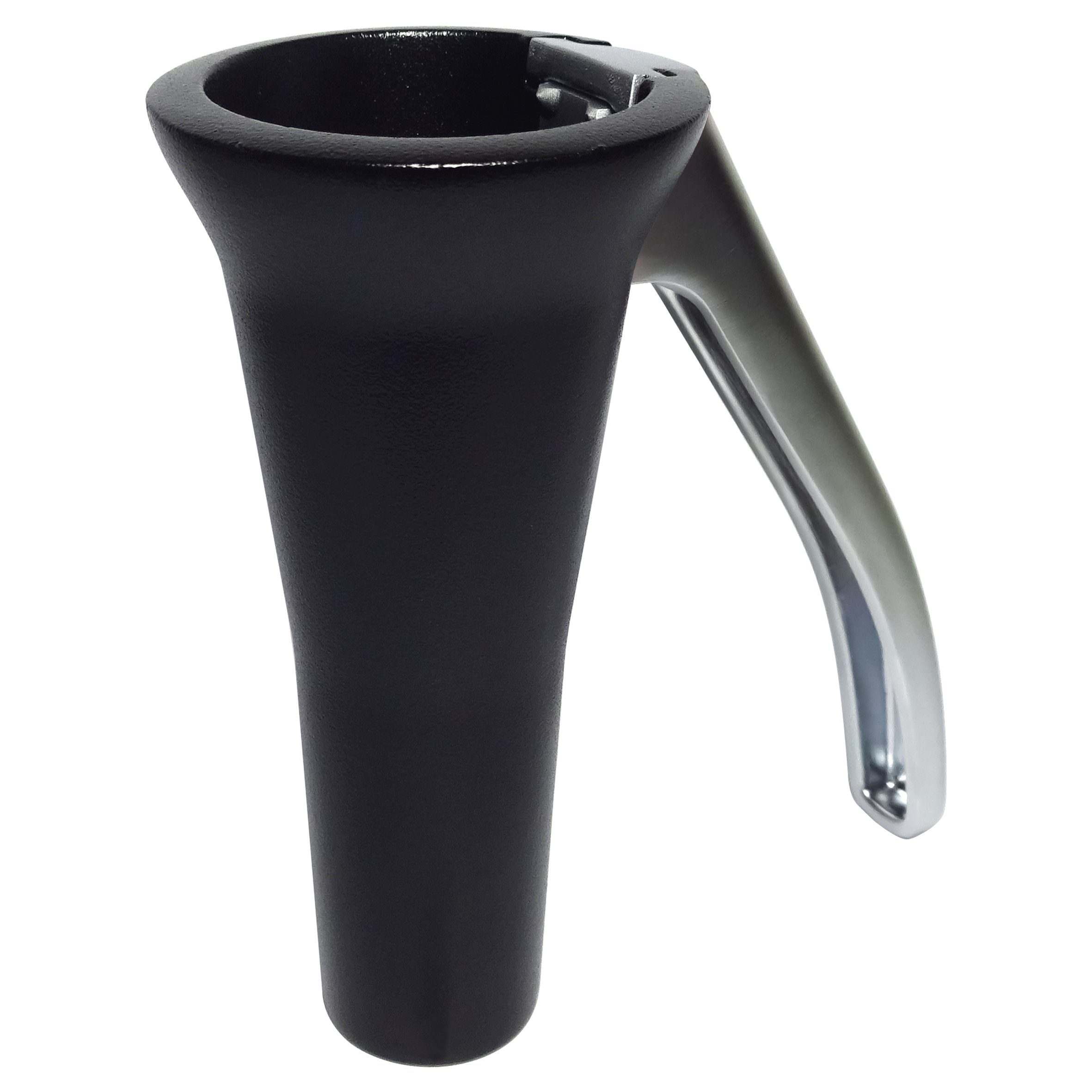 Drosselmeyer Nussknacker Robuster Nussknacker im eleganten schwedischen Design - Schwarz, patentiertes Hebelkonzept