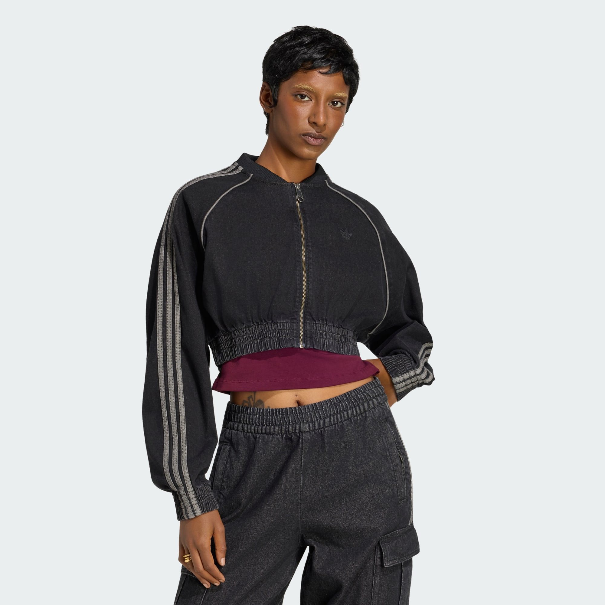 adidas Originals Trainingsjacke SST DENIM TRACK TOP (1-St)