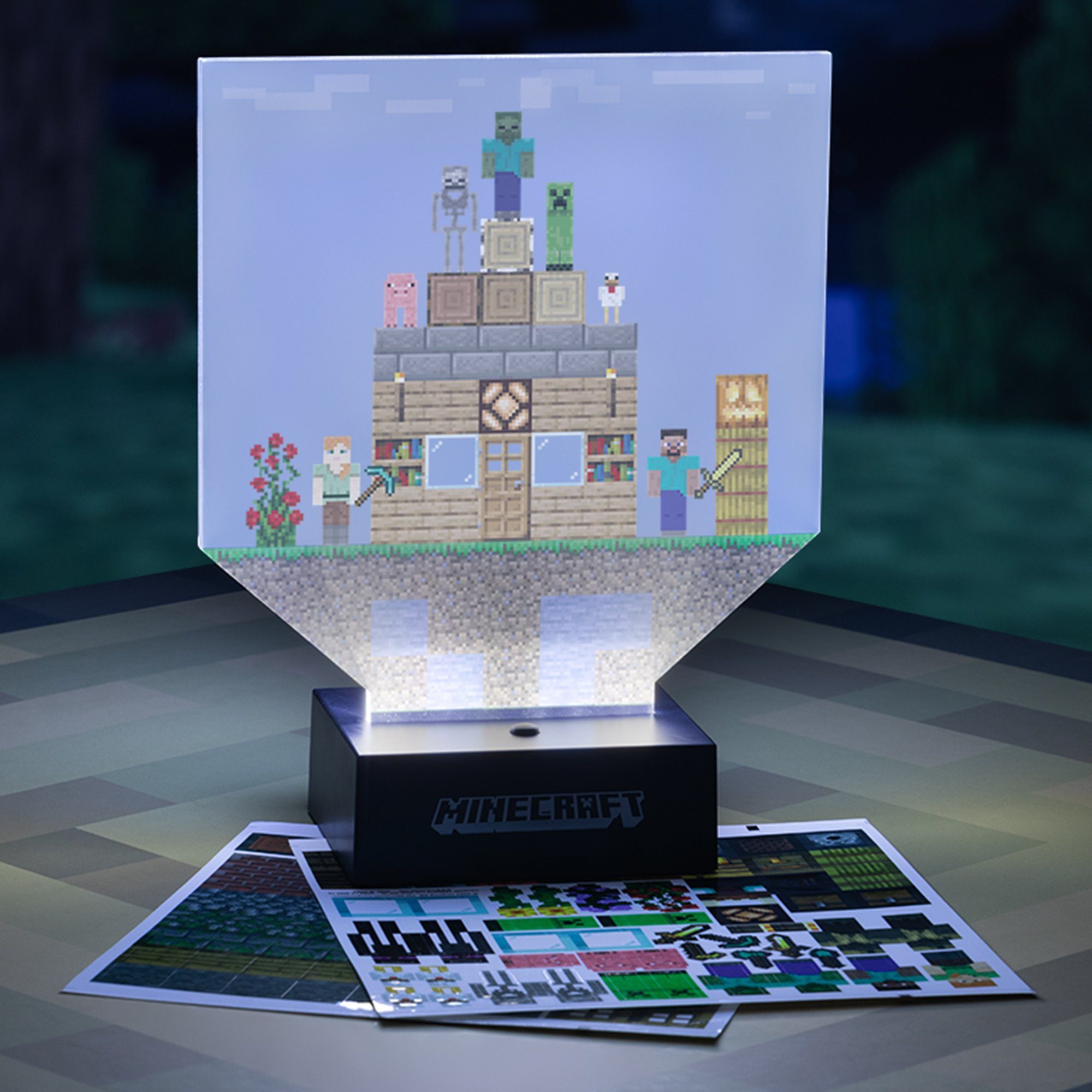 Level Stehlampe Build Lampe Paladone Minecraft a