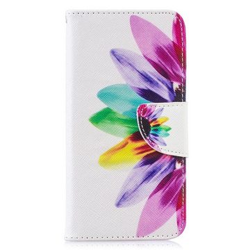 CoverKingz Handyhülle Hülle für Samsung Galaxy S10e Handyhülle Flip Case Schutzhülle Motiv, Blume