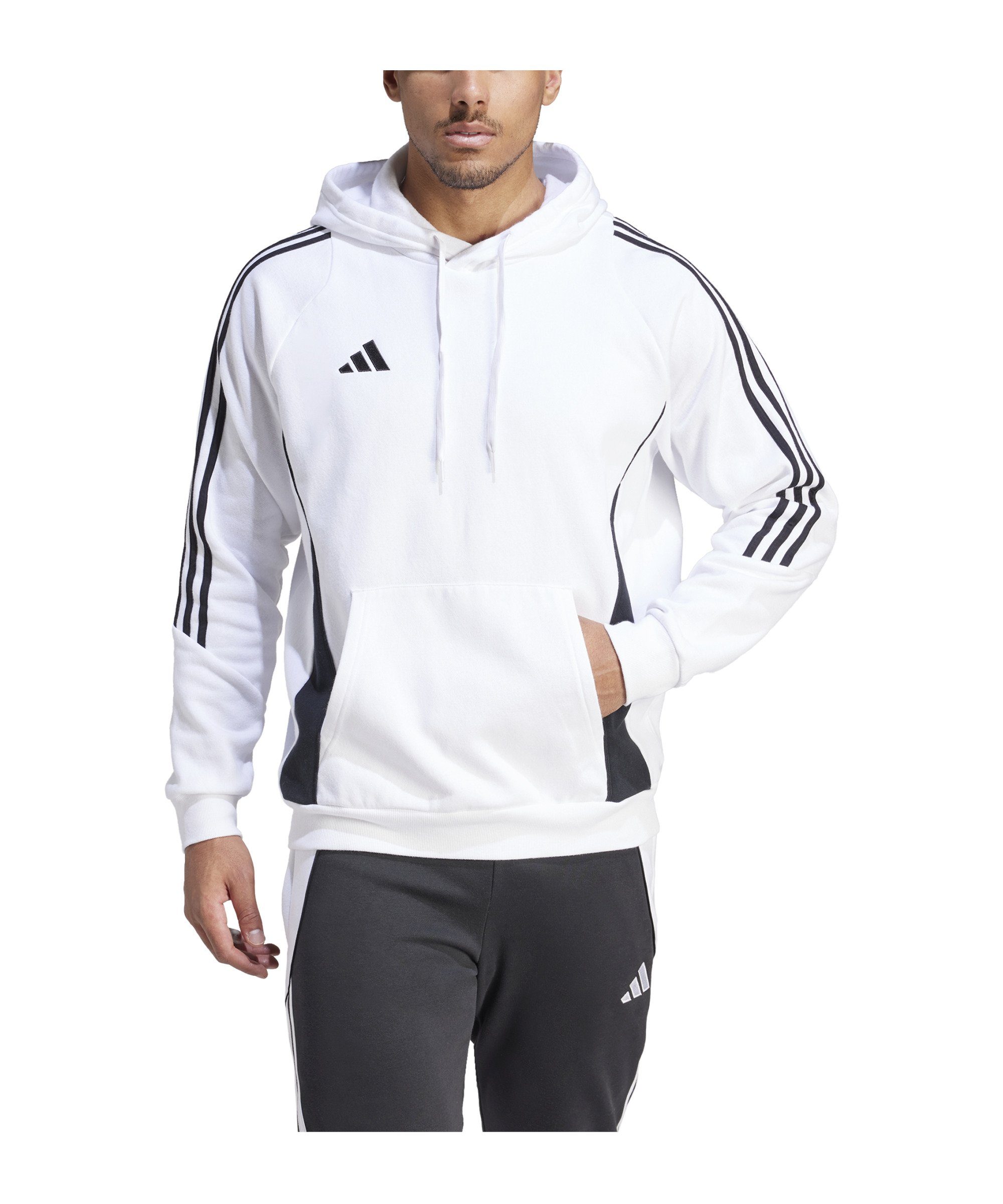 adidas Performance Sweatshirt adidas Performance Tiro 24 Hoody Weiß Herren Baumwolle