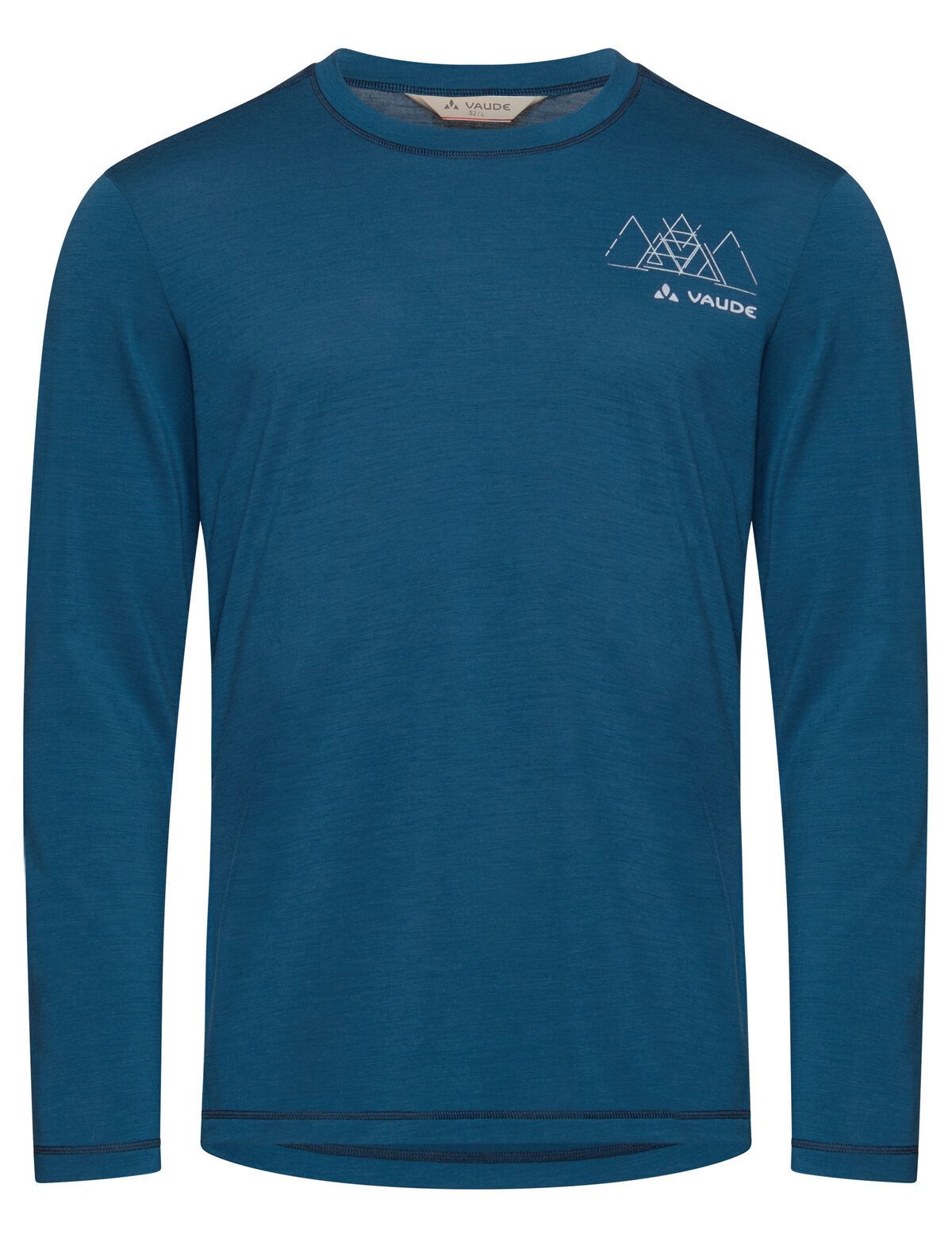 VAUDE T-Shirt Men's Monviso Wool LS T-Shirt II (1-tlg) schnelltrocknendes und funktionelles Shirt