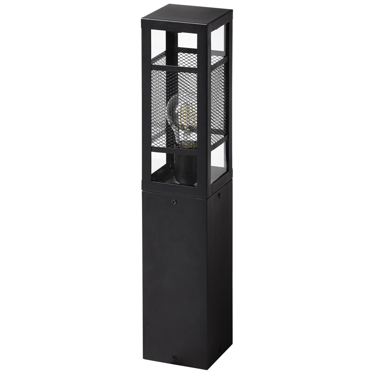 Brilliant Lampe, A6 Außen-Stehlampe Außensockelleuchte Metall/Kunststoff, Getta, 50cm schwarz, Getta 1x