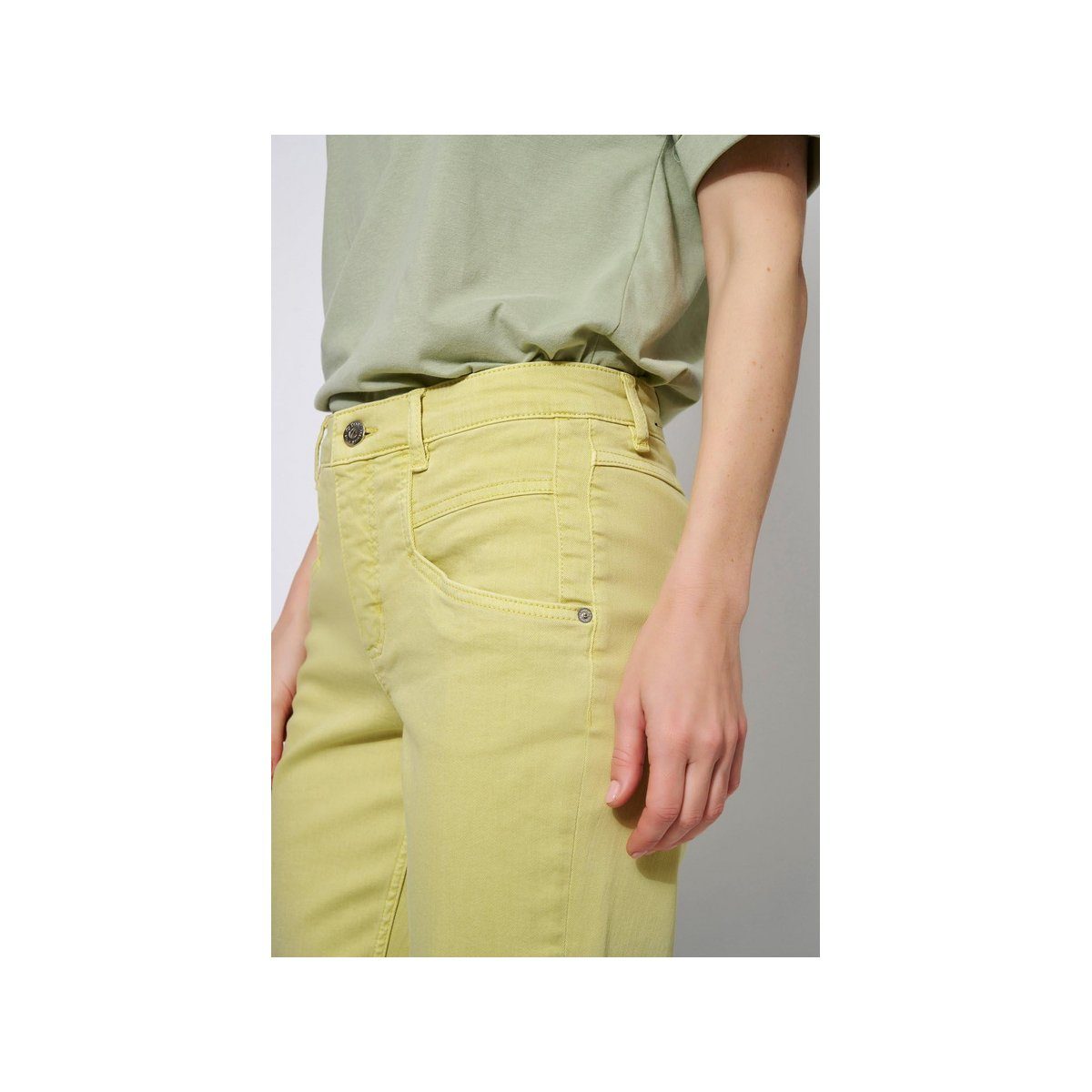 TONI 5-Pocket-Jeans (1-tlg) grün