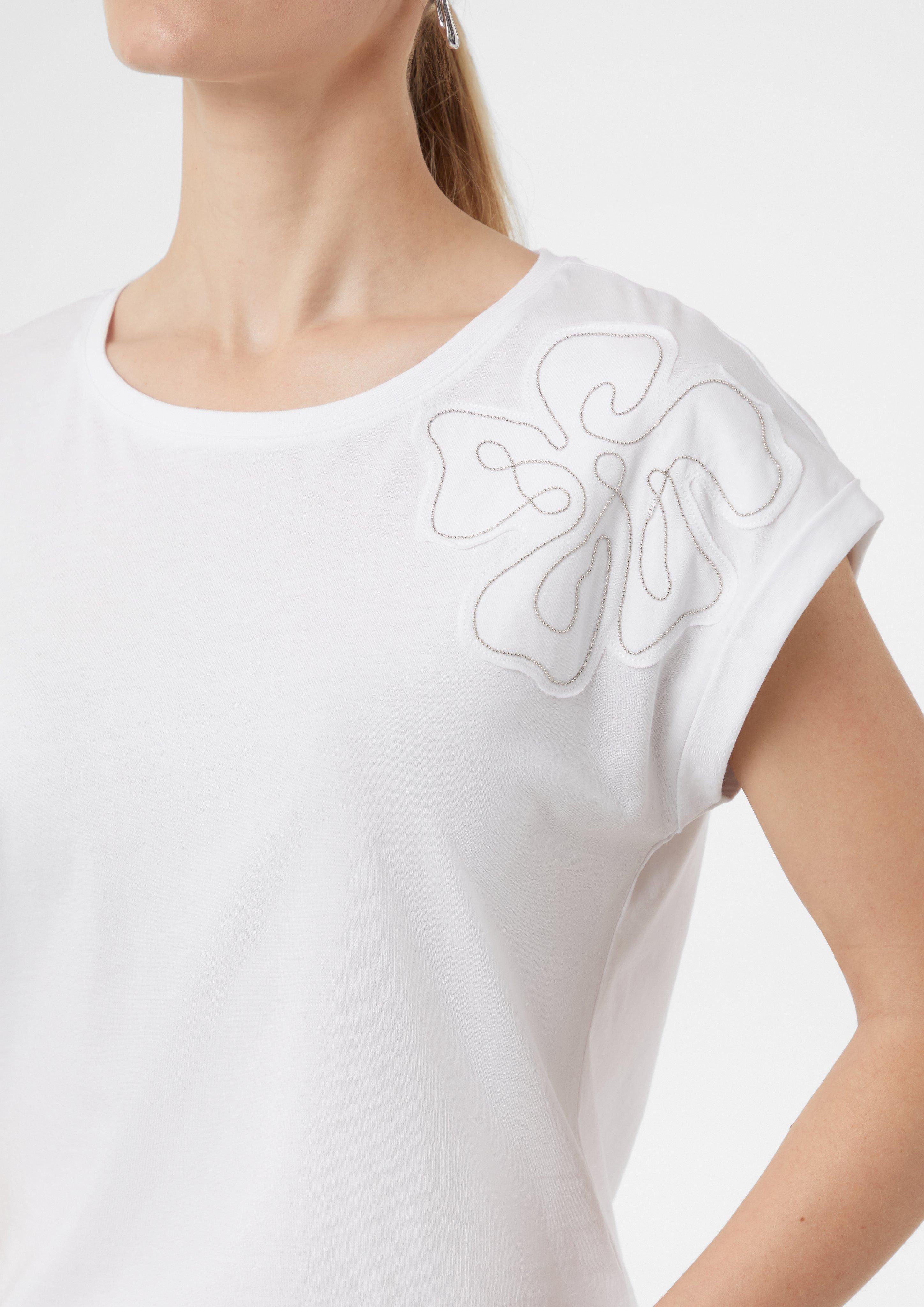 comma casual identity Kurzarmshirt T-Shirt mit günstig online kaufen