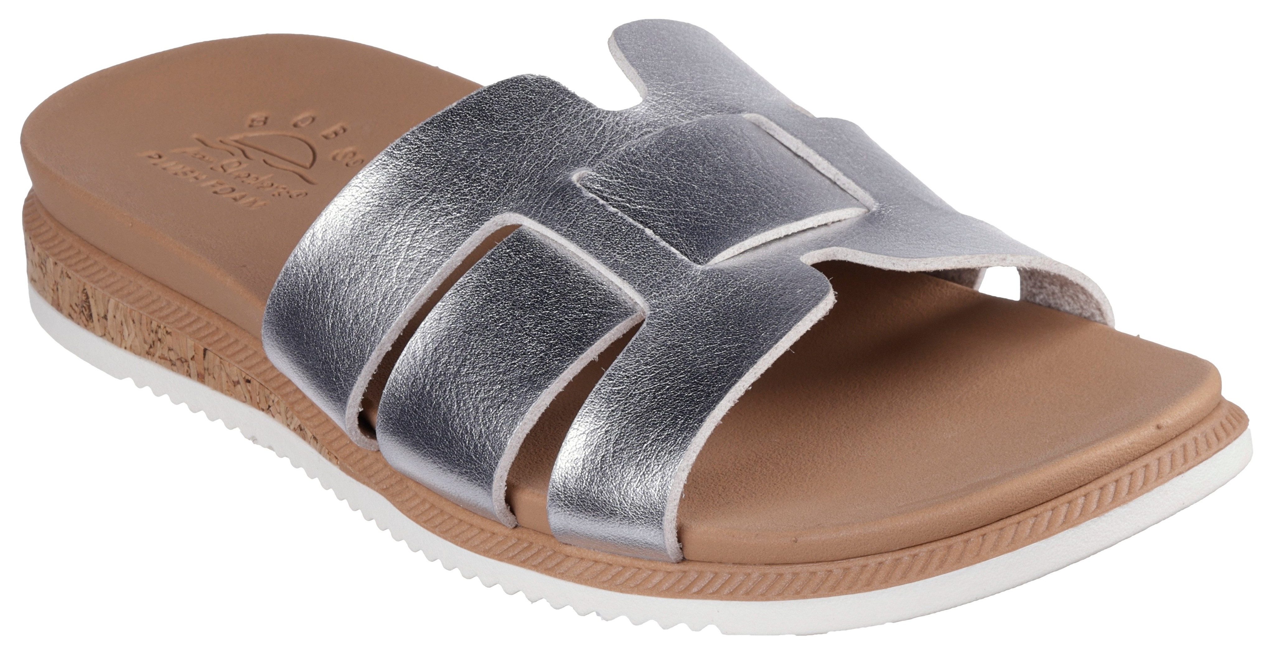 Skechers DESERT KISS LOW-PEAK LOOK Pantolette, Flats, Sandale mit Fußbett günstig online kaufen