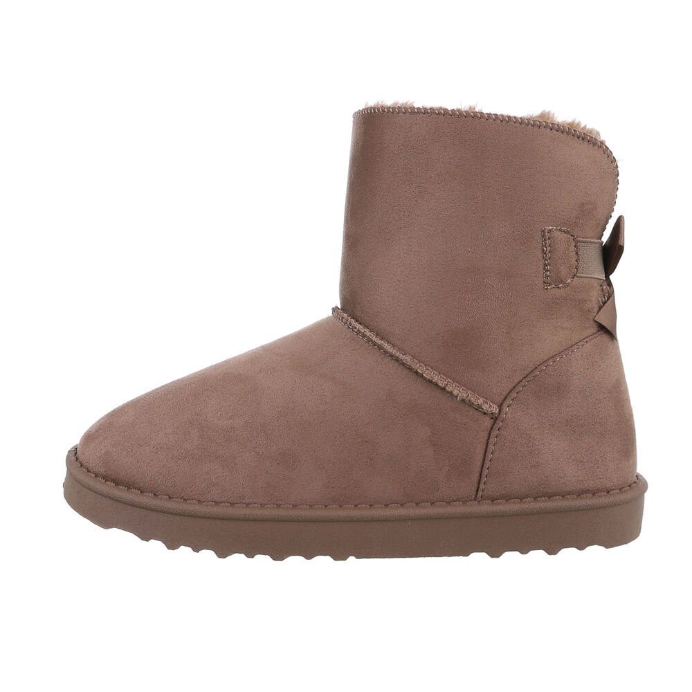 Ital-Design Damen Snowboots Freizeit Snowboots (84906773) Flach Flache Stie günstig online kaufen