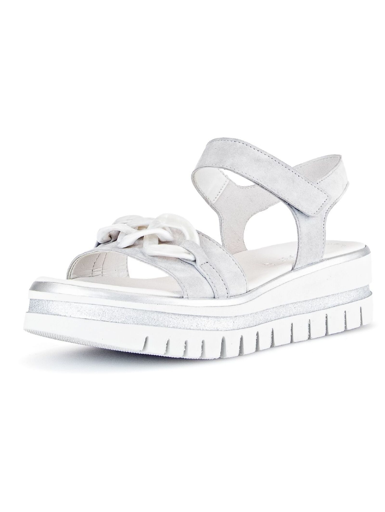 Gabor Sandalen Veloursleder Keilsandalette günstig online kaufen