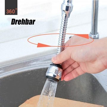 Lubgitsr Strahlregler Wasserhahnbelüfter, Wasserhahn Verlängerung, für Wasserhähne, (1-tlg)