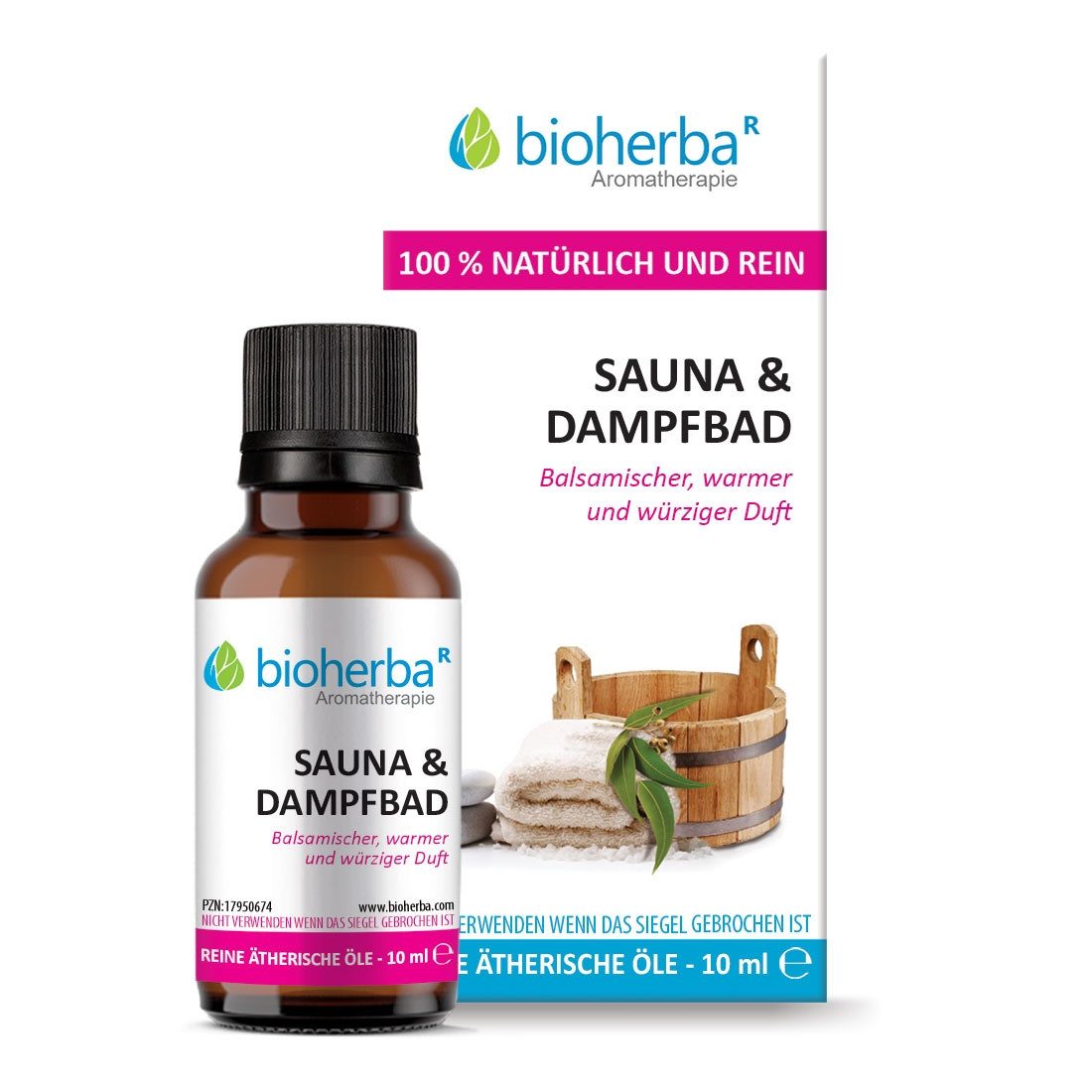 BIOHERBA R Pflege-Set Sauna & Dampfbad Duftkomposition 10 ml