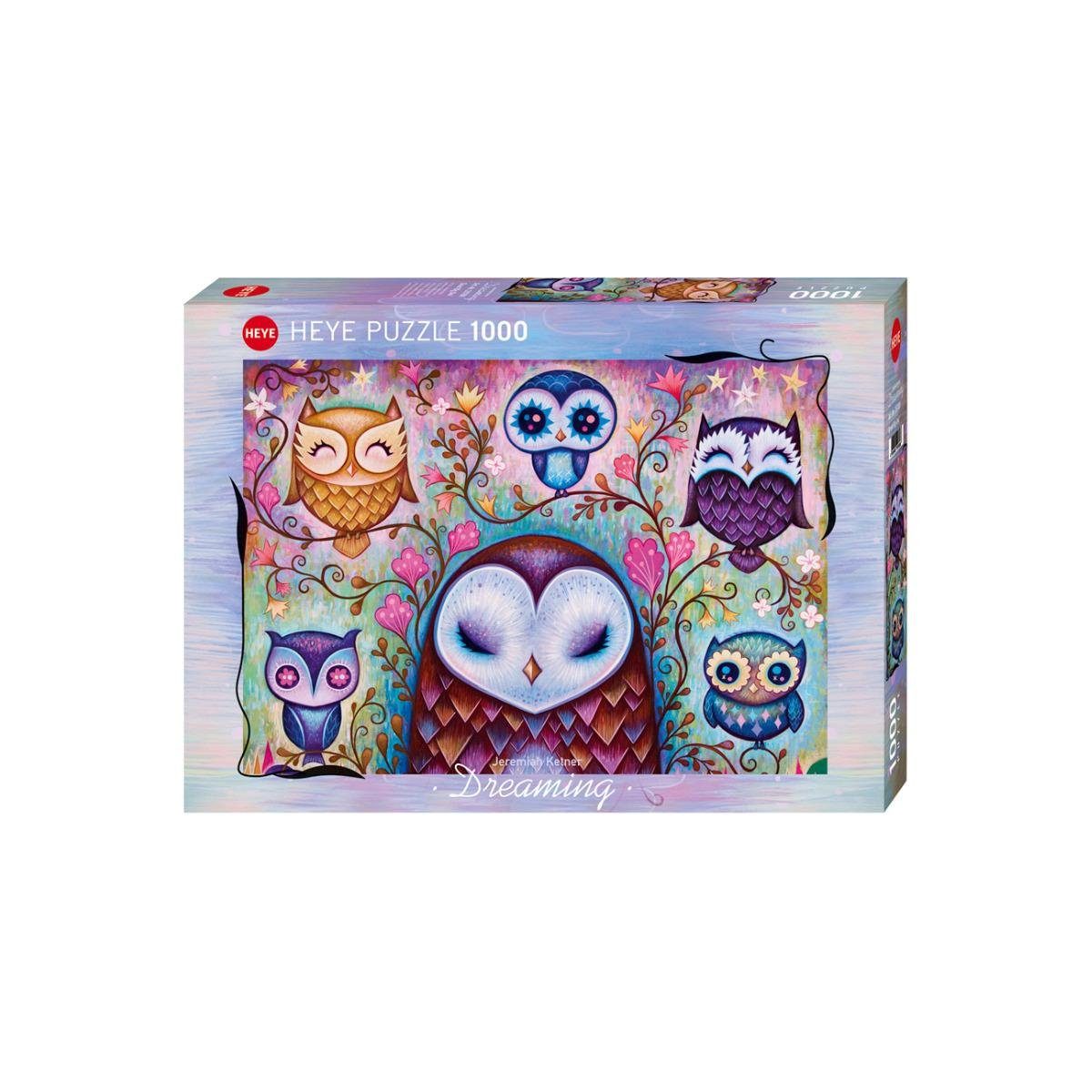 HEYE Puzzle 297688 - Great Big Owl, Dreaming, 1000 Teile -..., 1000 Puzzleteile