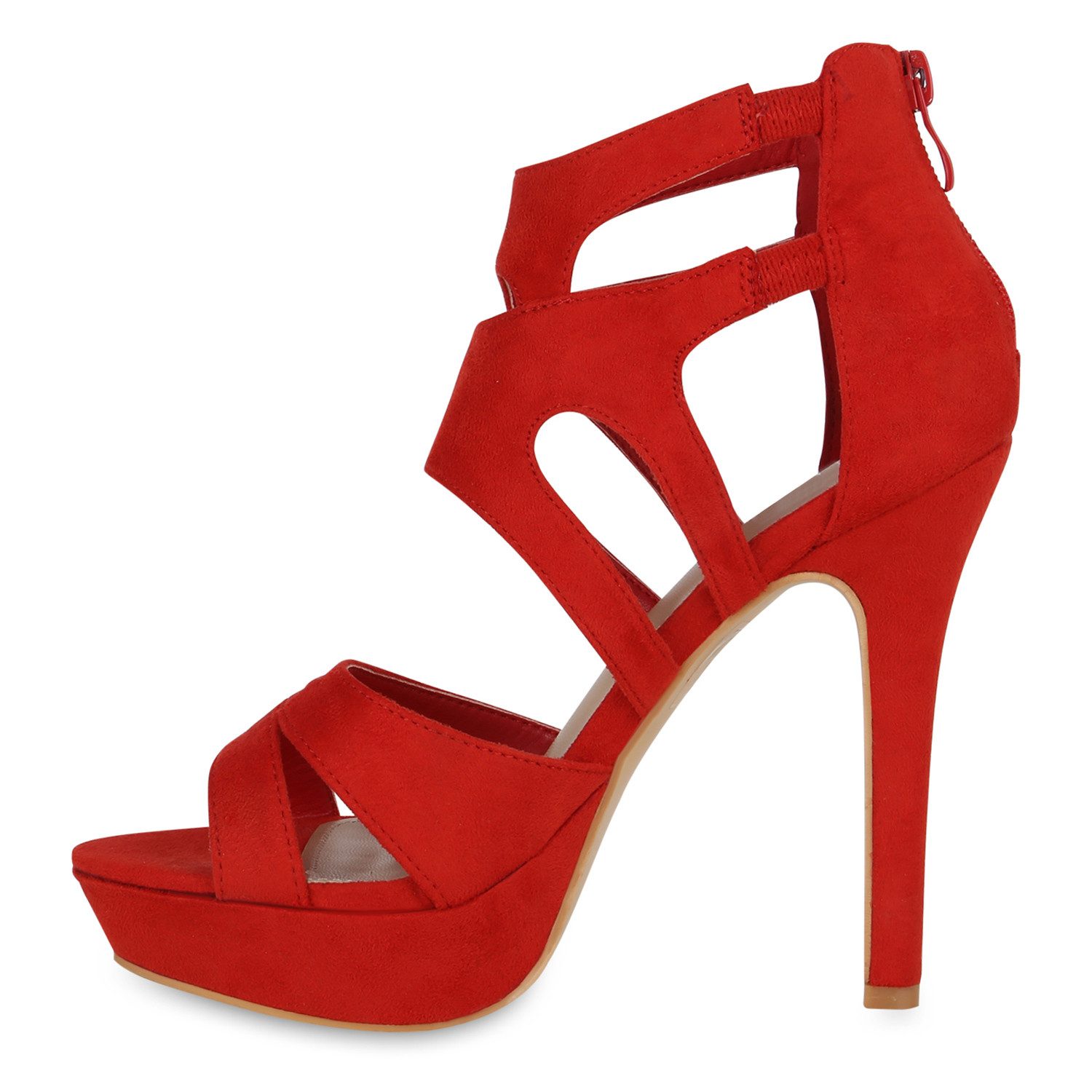 VAN HILL 841366 High-Heel-Sandalette Damen High Heels Sandalette Stiletto C günstig online kaufen