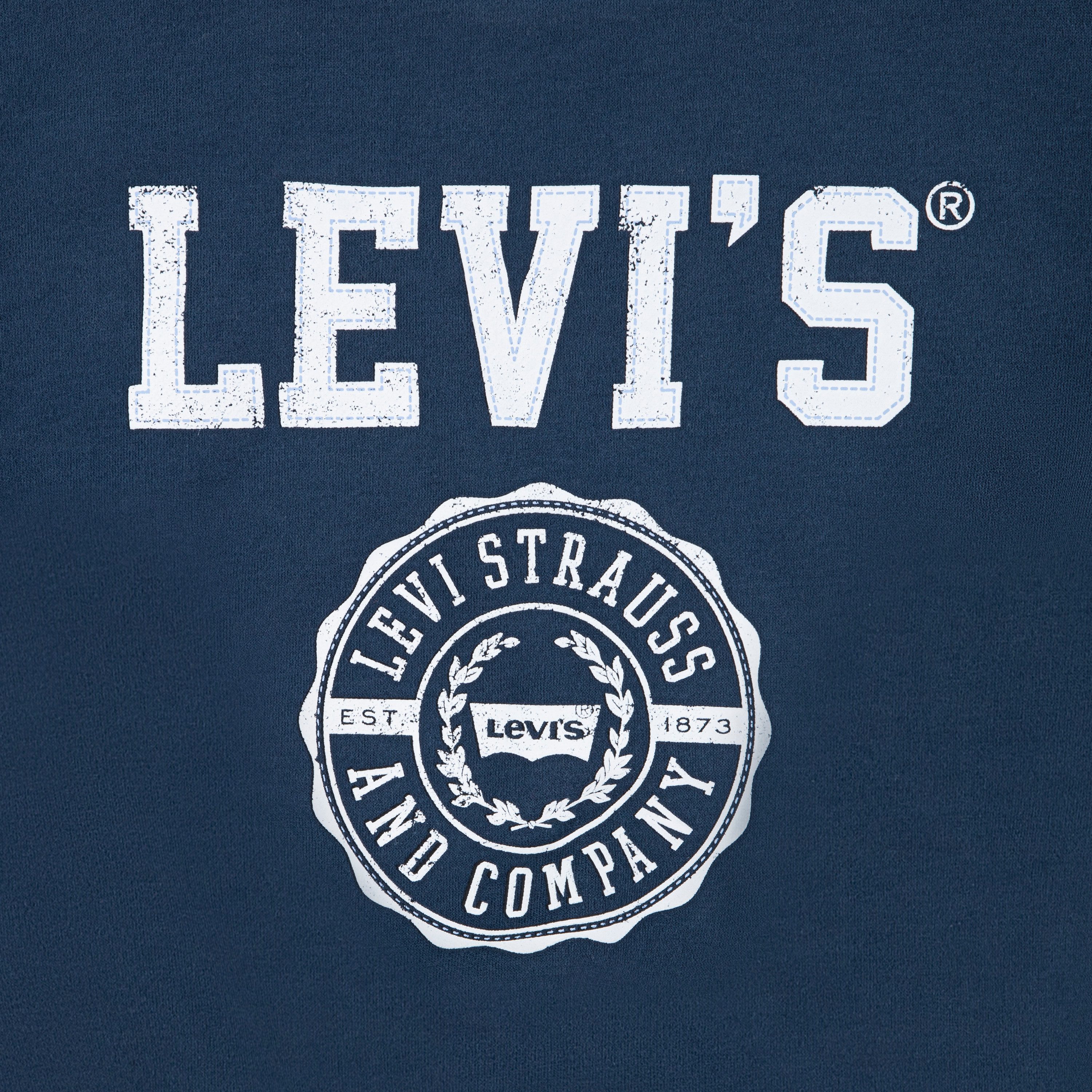 Levi's® Kids Sweatshirt LVG COLLEGIATE CREW mit Markenprint, for Girls – Bild 3 von 3