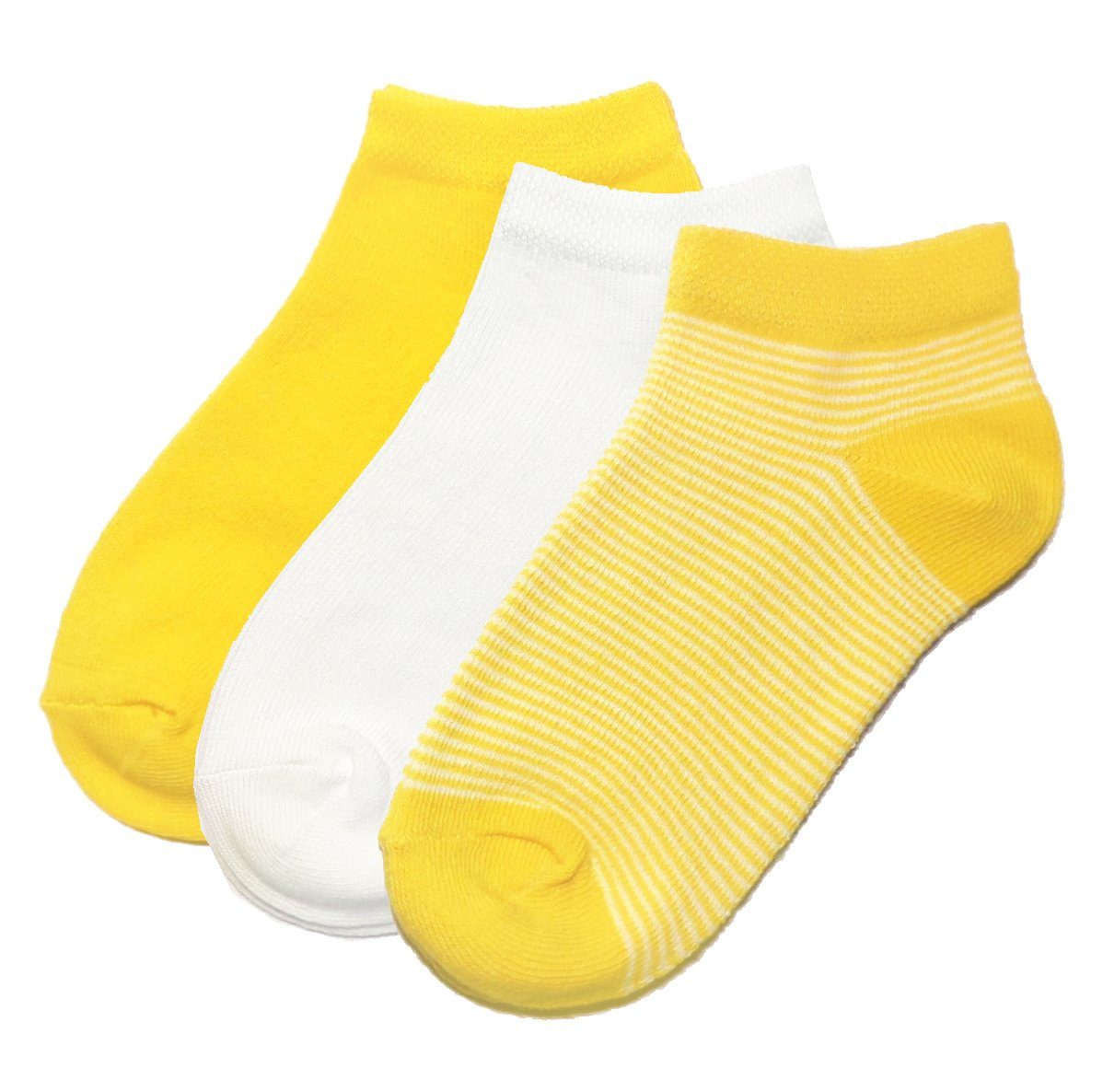 WERI SPEZIALS Strumpfhersteller GmbH Sneakersocken Sneakersocken 3-er Pack >>Feine Ringel<< weiche Baumwolle (Set) 3er-Pack