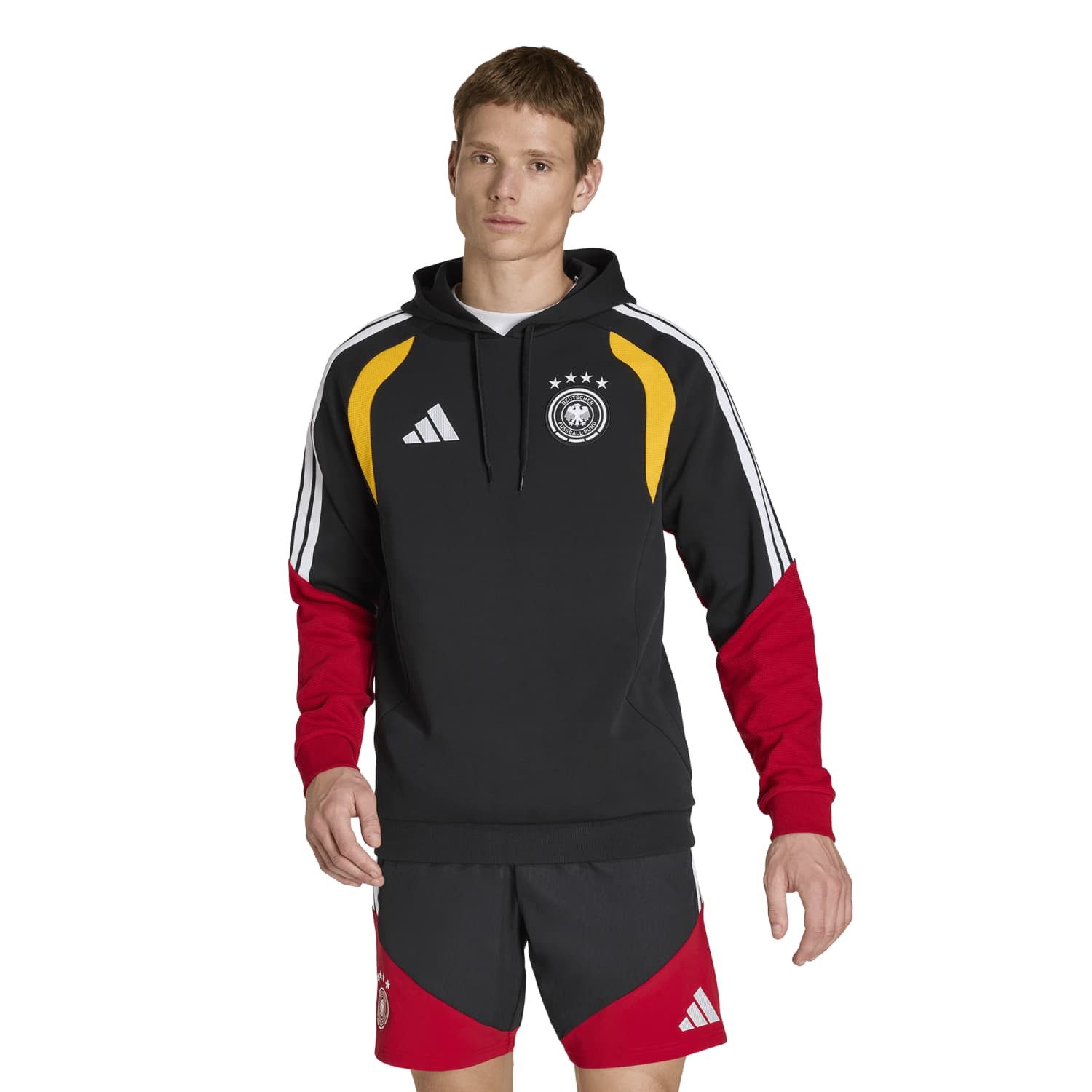 adidas Performance Kapuzenpullover Deutschland 26 Tiro Sweat Hoodie (Baumwolle) schwarz Herren