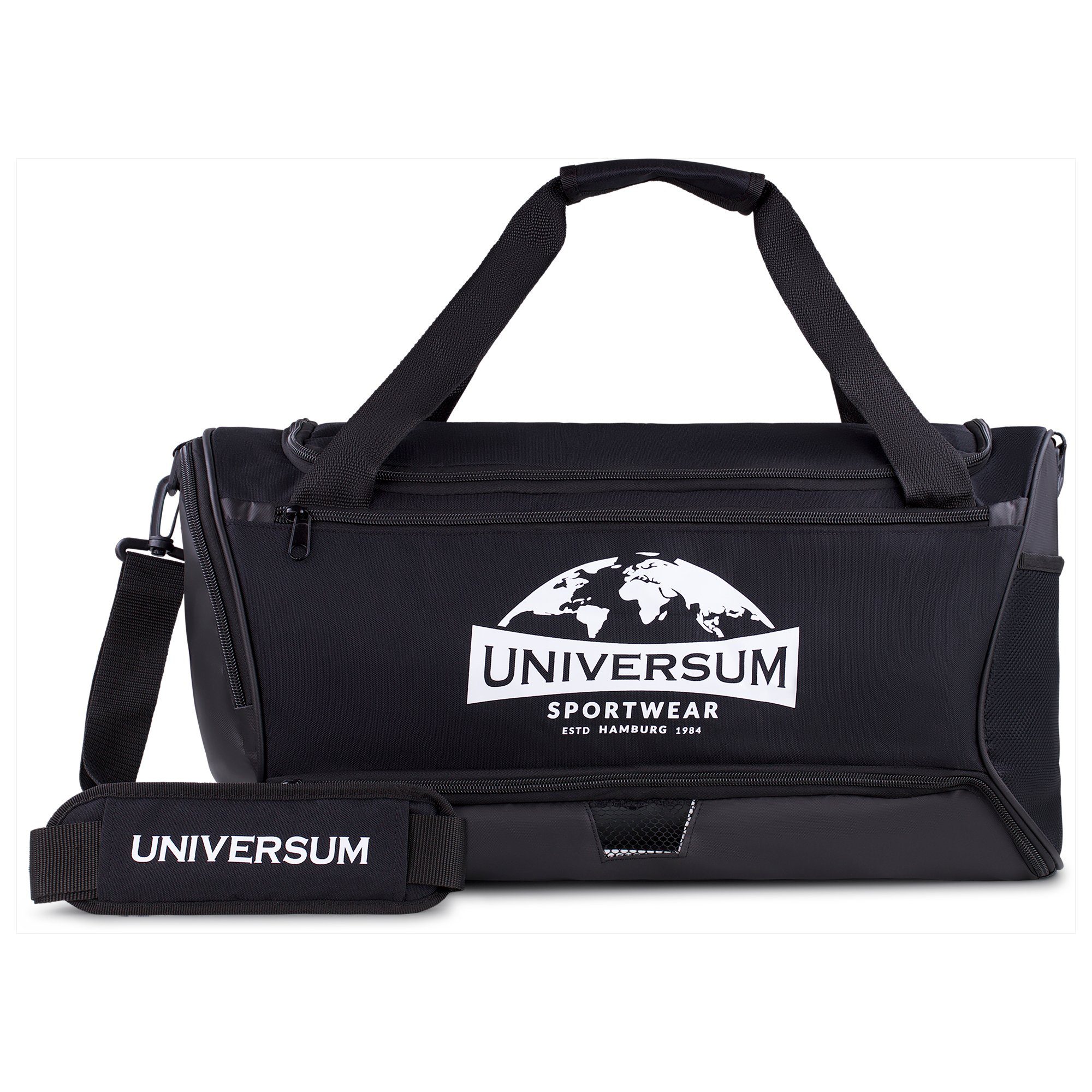 Universum Sportwear Sporttasche 50L Trainingstasche mit Schuhfach und Nassfach, Fitnesstasche mit abnehmbarem Schultergurt