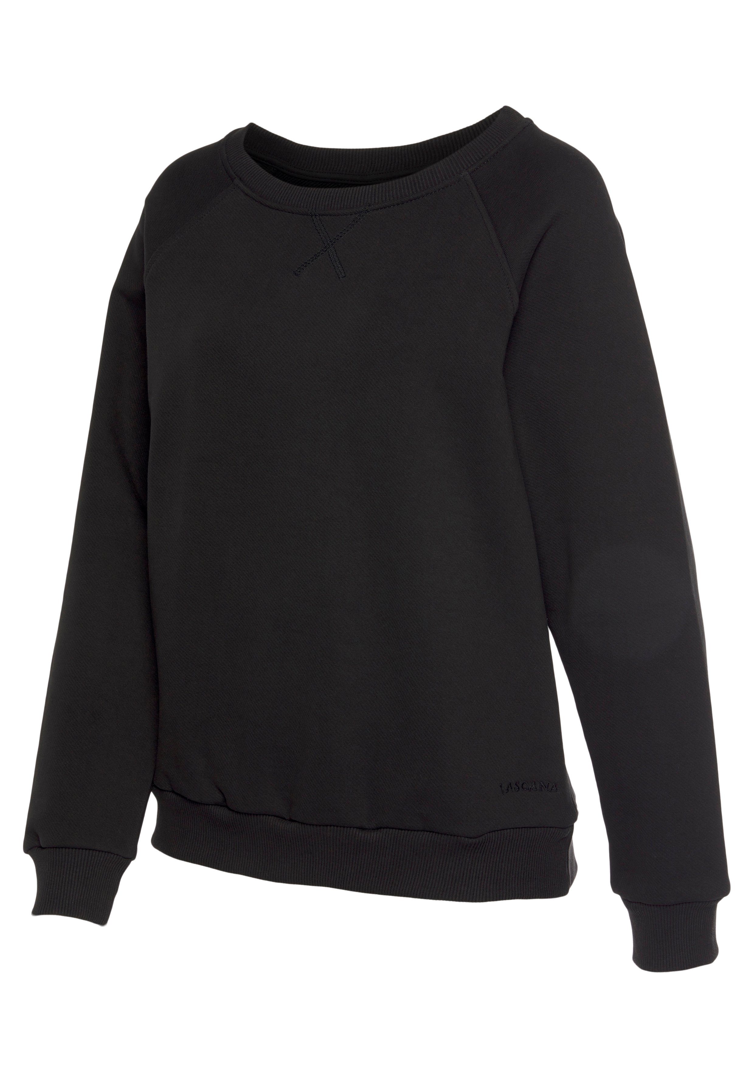 LASCANA Sweatshirt aus organischer Baumwolle, Loungewear – Bild 5 von 5